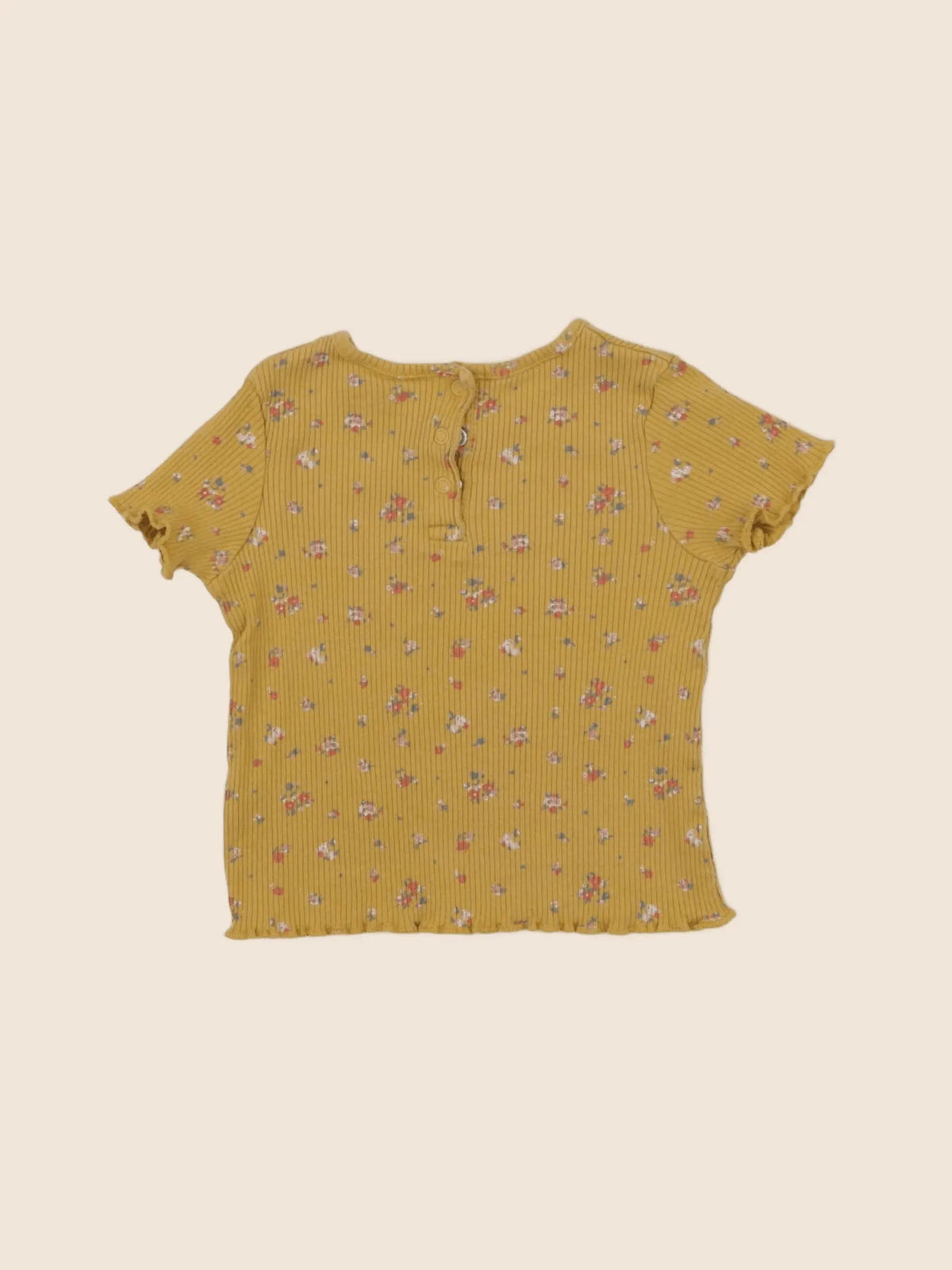 Vertbaudet - tee-shirt jaune - 18 mois