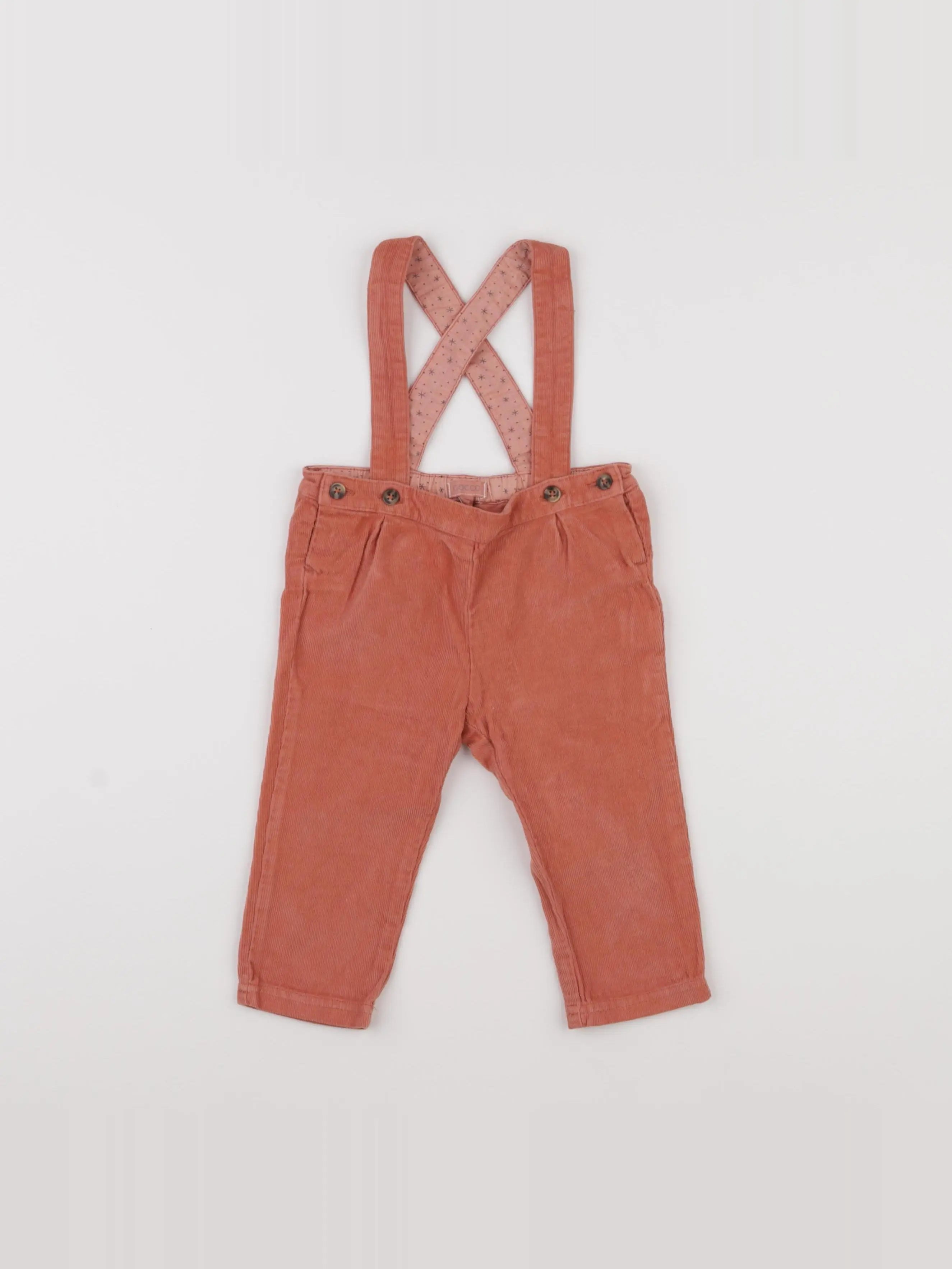 Gocco - pantalon rose - 6/9 mois