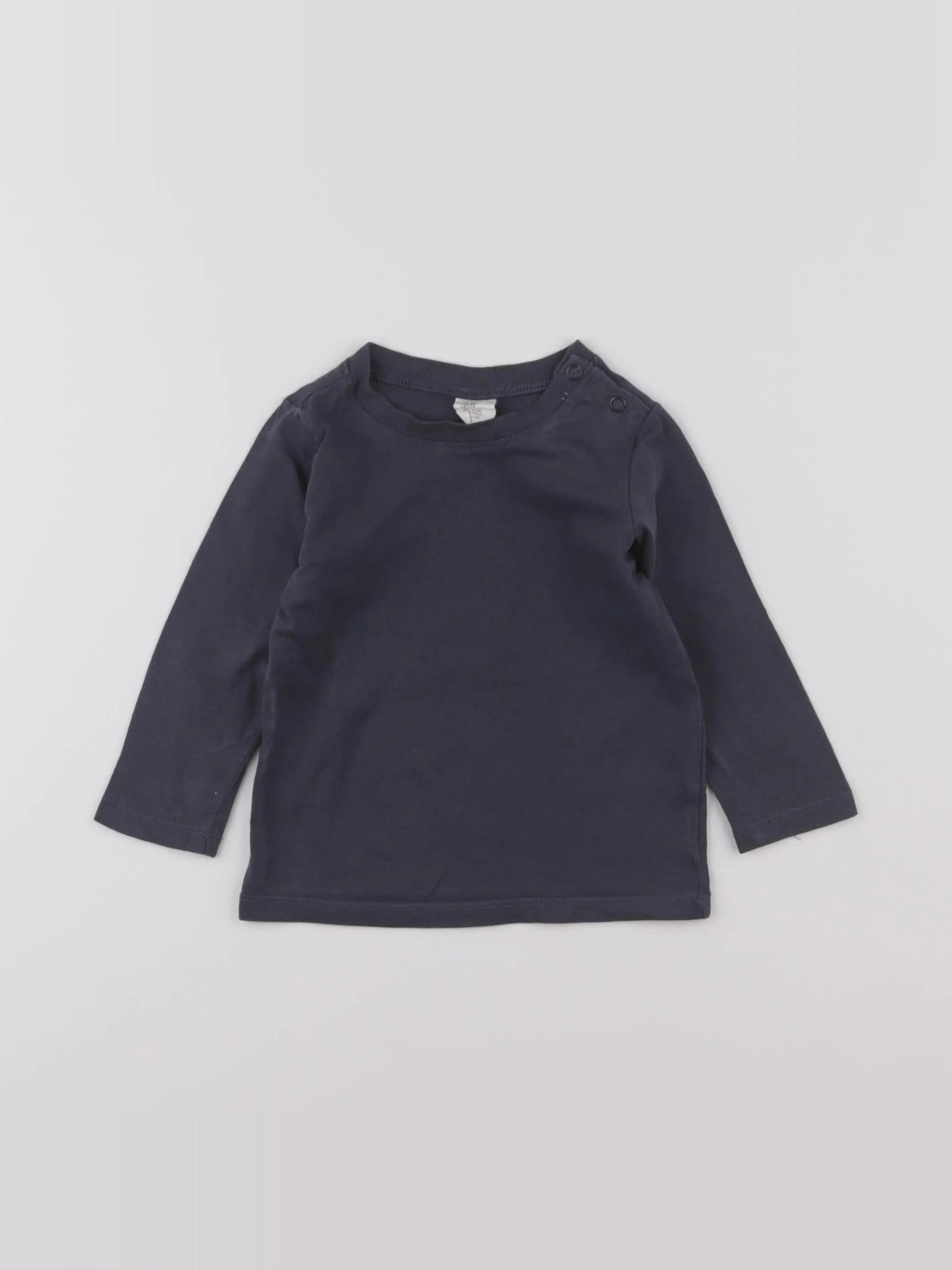 H&M - tee-shirt gris - 6/9 mois
