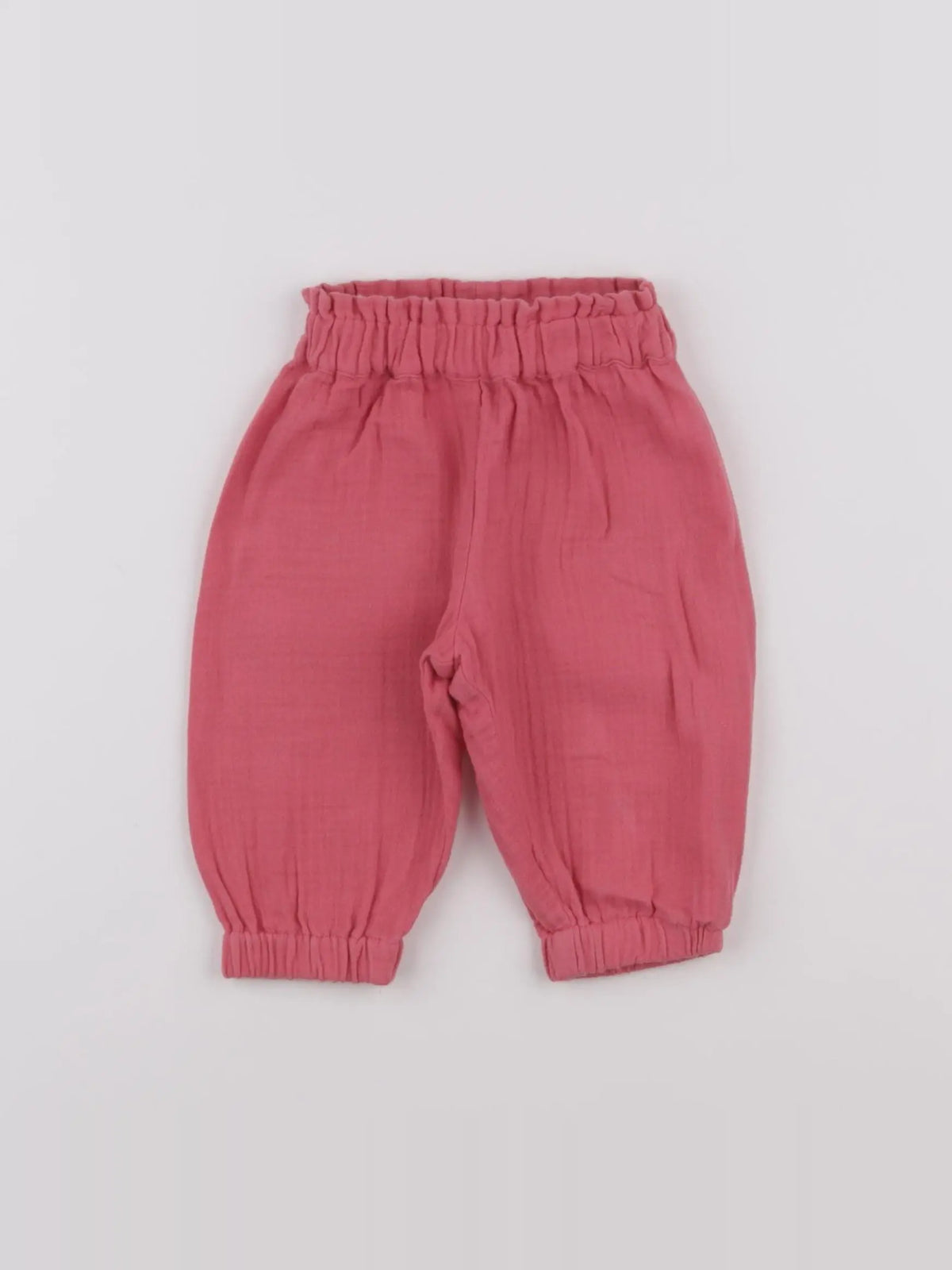 Bonton - pantalon rose - 6 mois