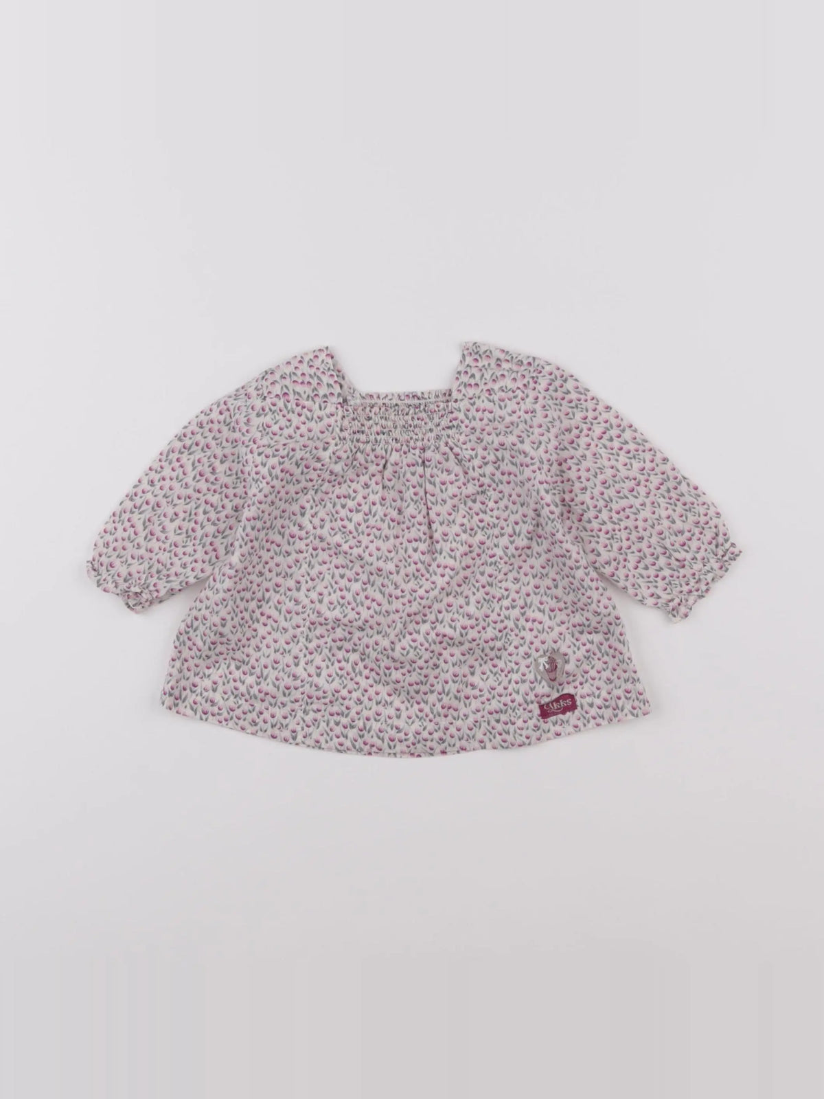 IKKS - robe blanc, rose - 3 mois