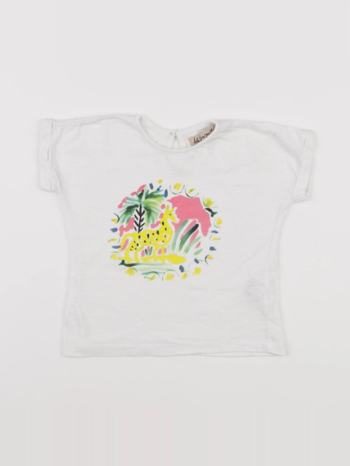 Monoprix - tee-shirt blanc - 12/18 mois