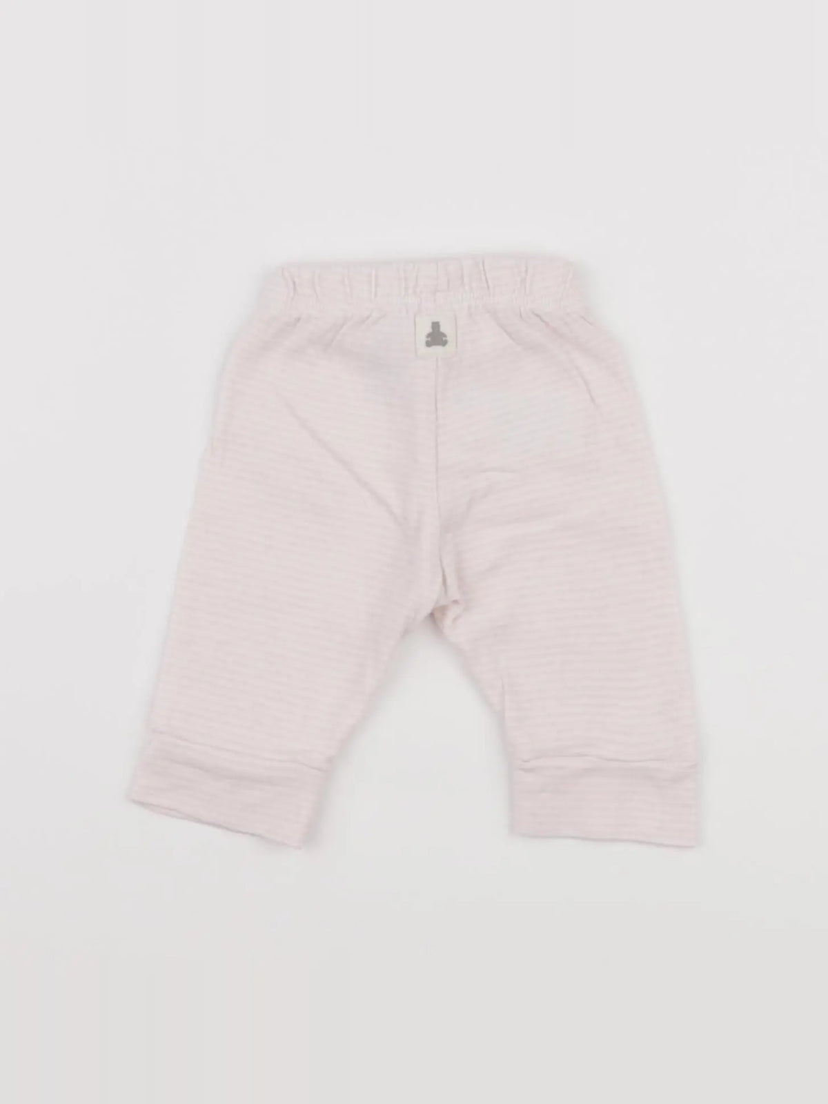 GAP - legging blanc, rose - 1 mois
