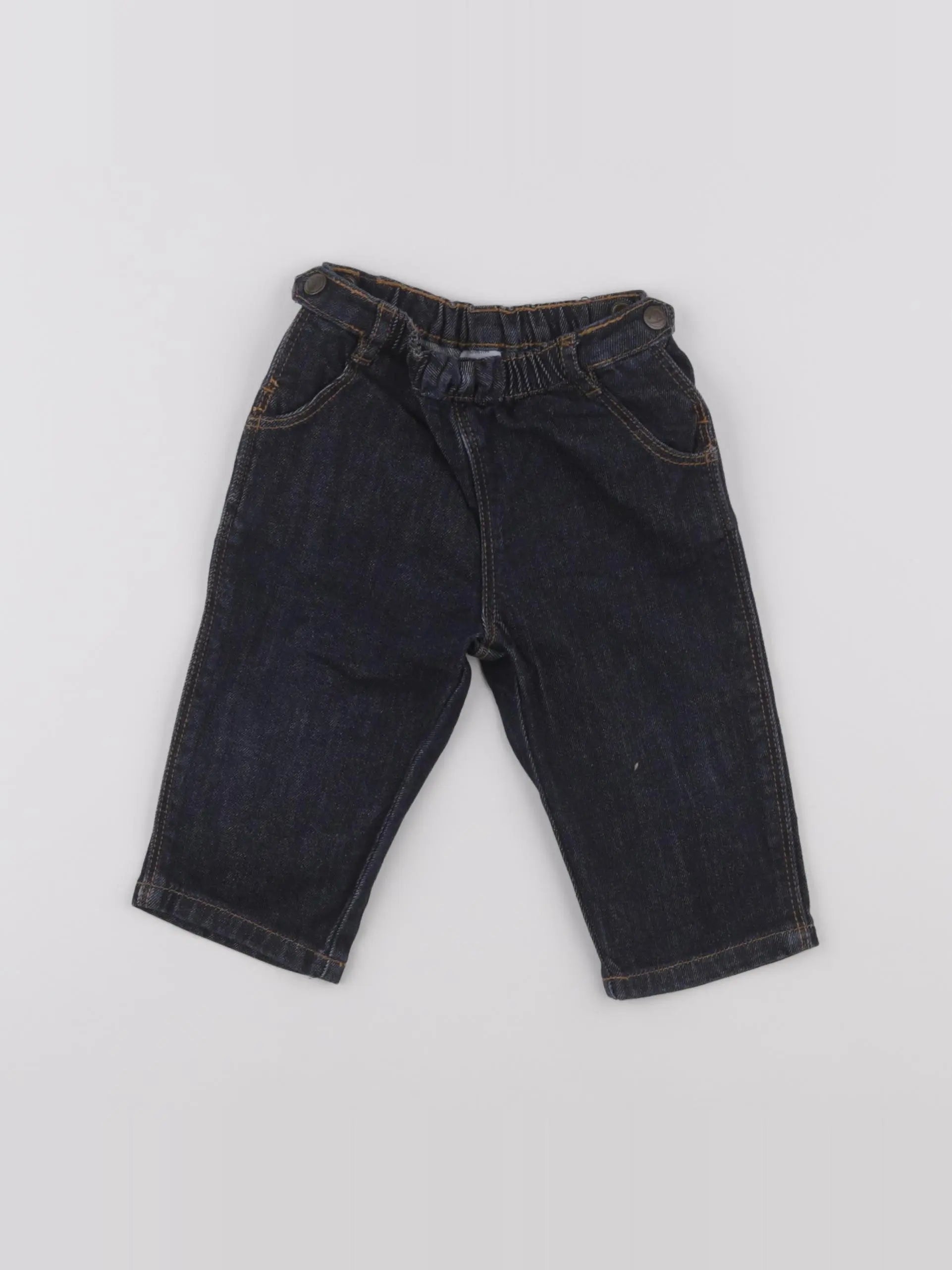 Petit Bateau - jean bleu - 6 mois