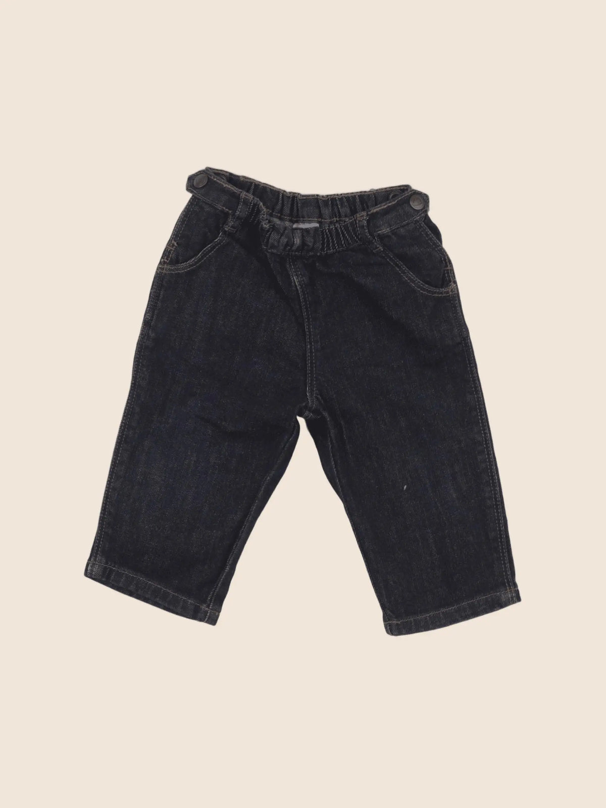 Petit Bateau - jean bleu - 6 mois