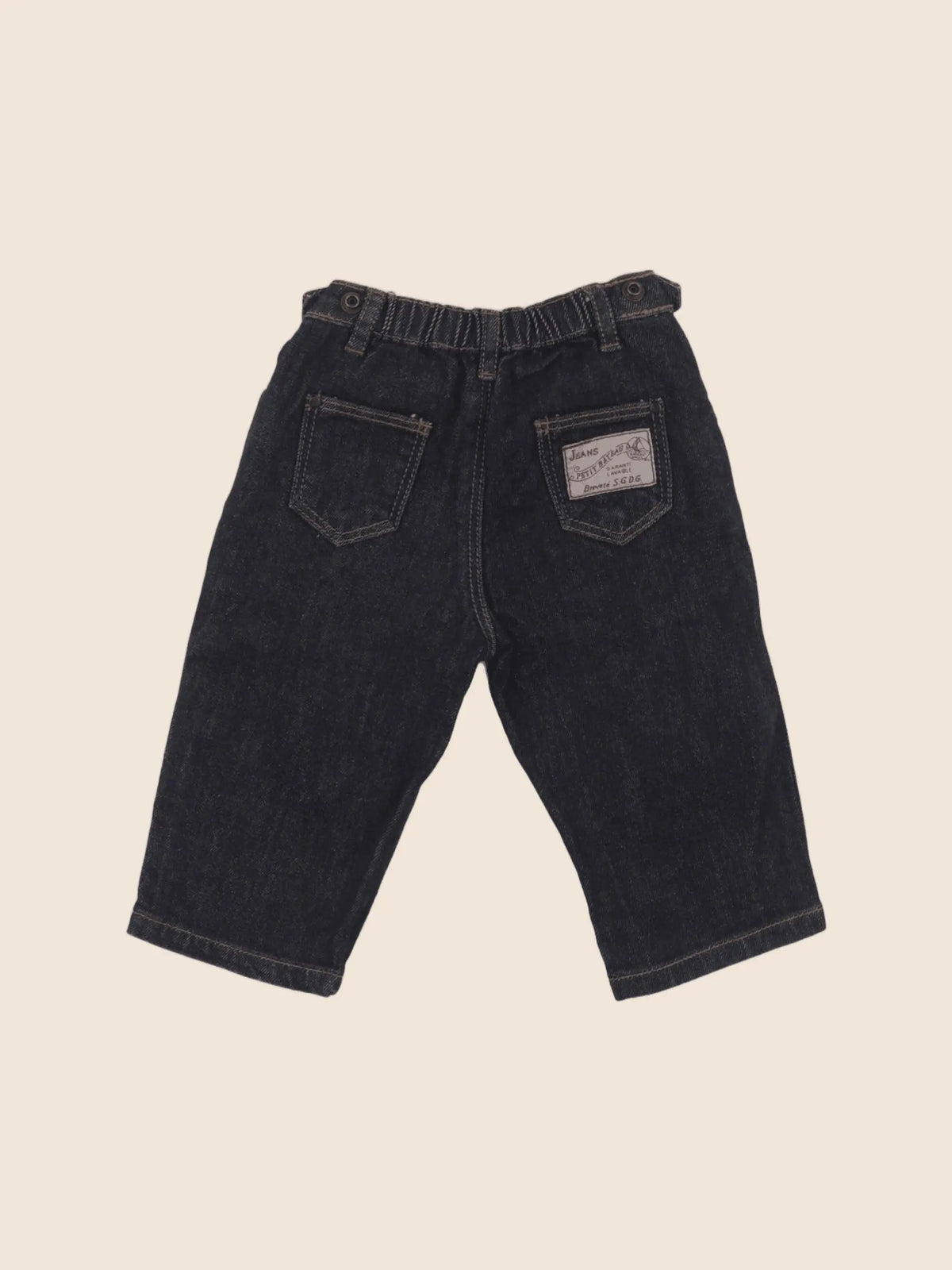 Petit Bateau - jean bleu - 6 mois