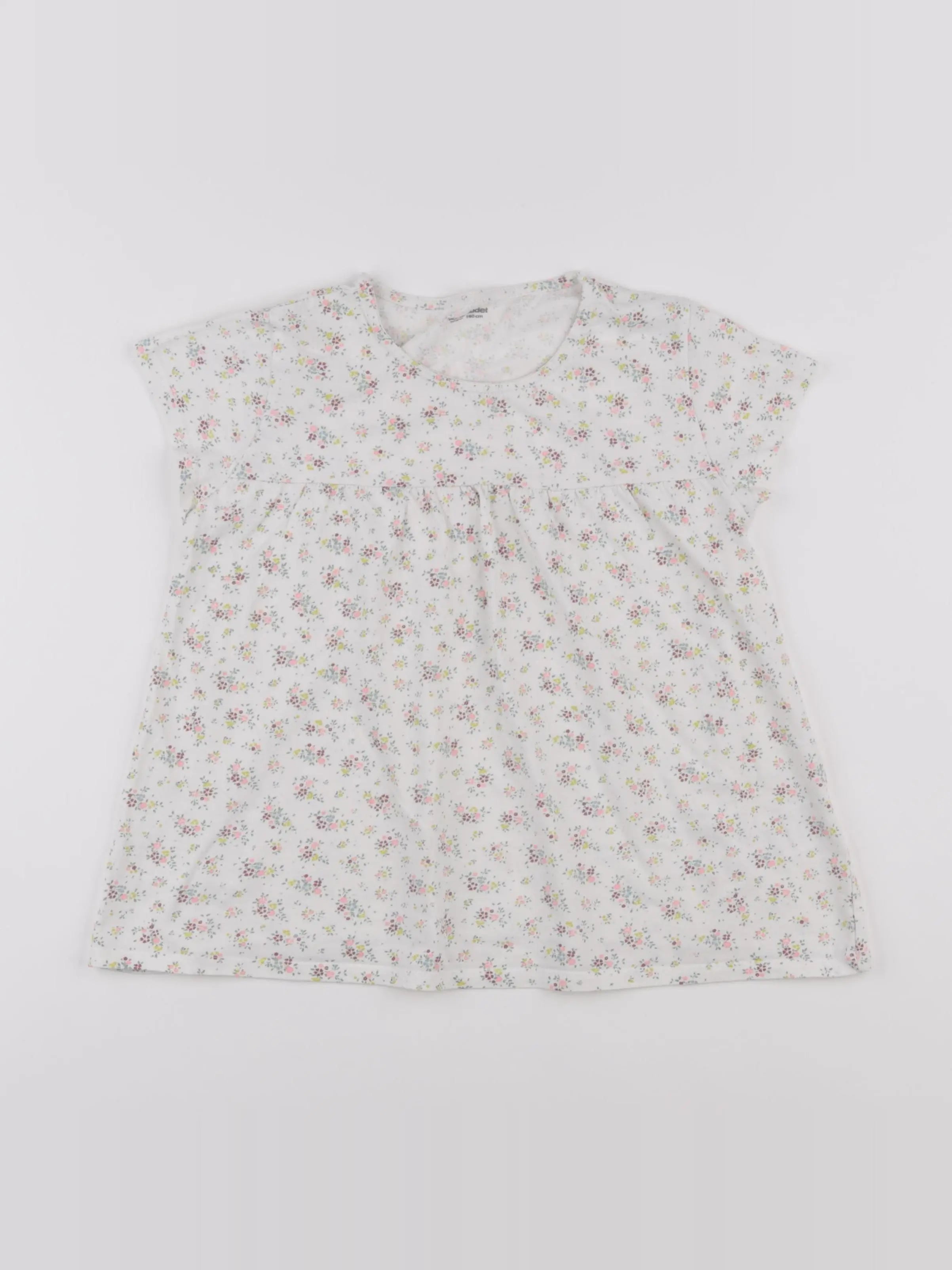 Vertbaudet - tee-shirt beige - 10 ans