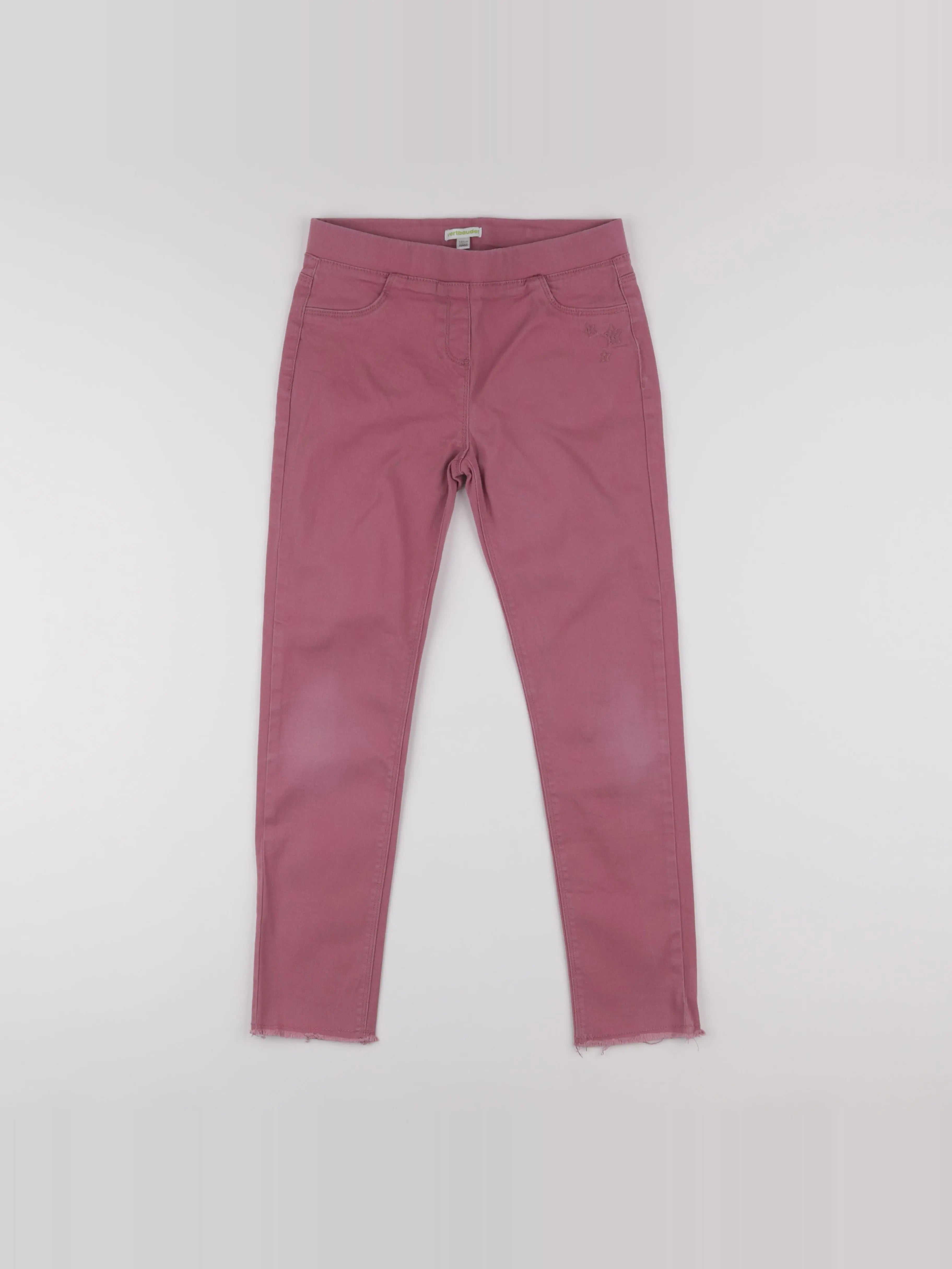 Vertbaudet - jegging rose - 10 ans
