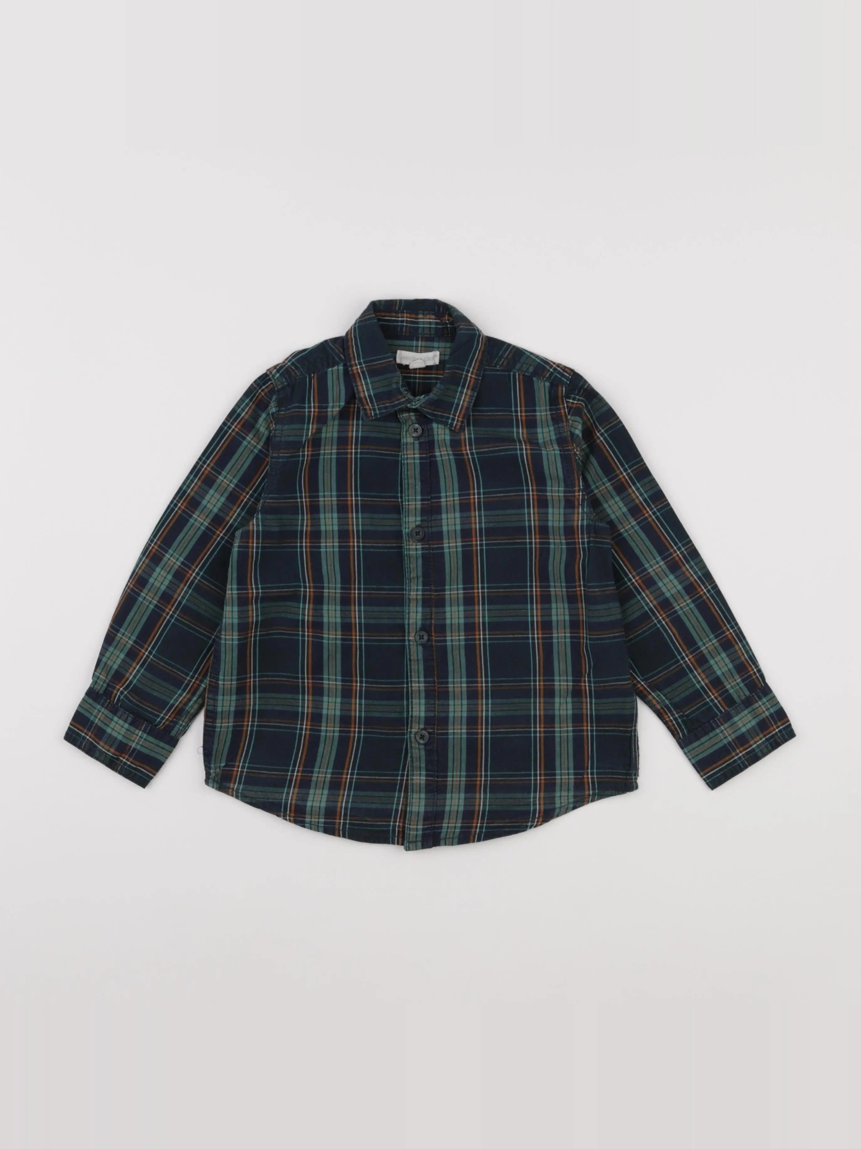 Vertbaudet - chemise multicolore - 4 ans