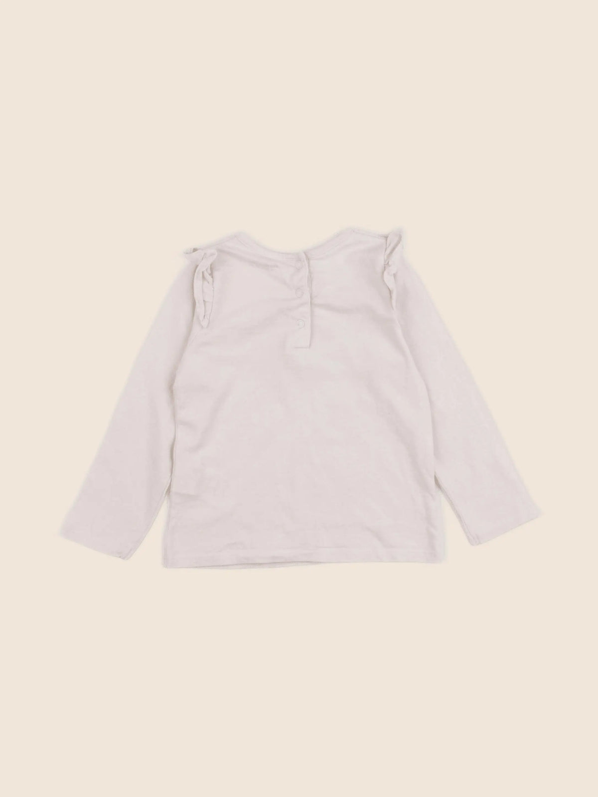 Vertbaudet - tee-shirt beige - 18 mois