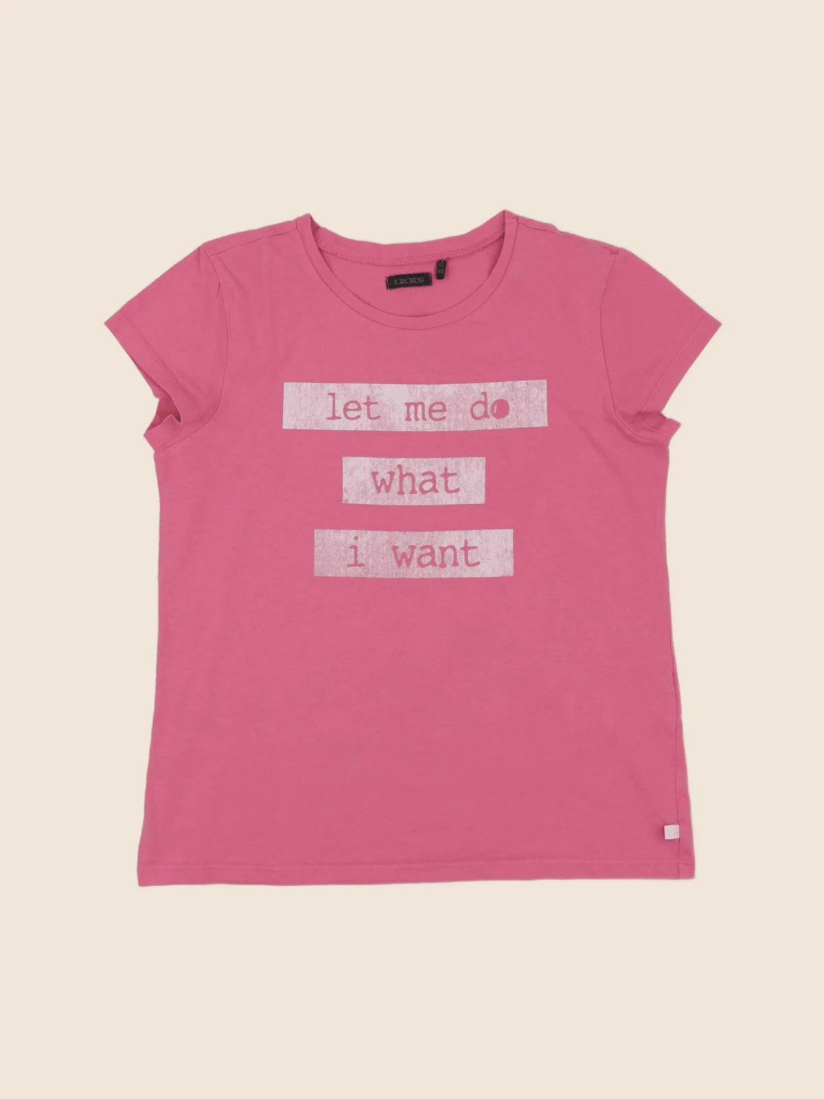 IKKS - tee-shirt rose - 10 ans
