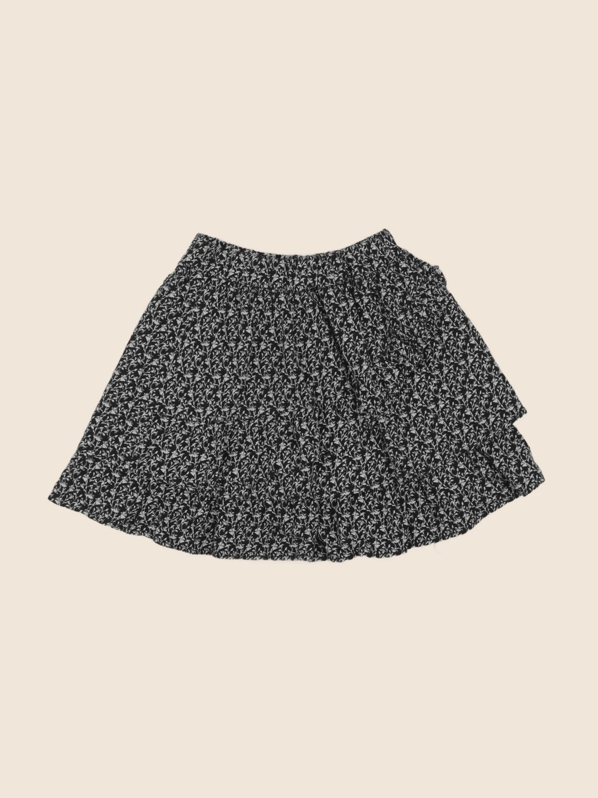 IKKS - jupe noir, beige - 8 ans