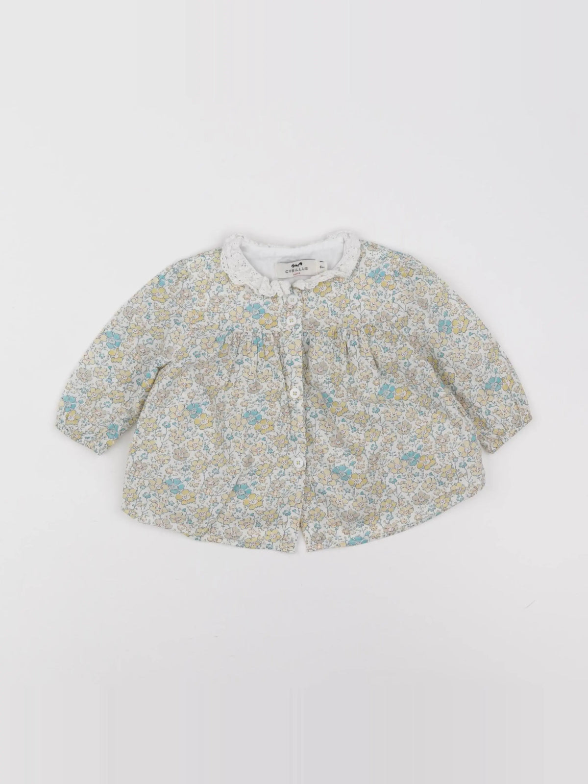 Cyrillus - blouse multicolore - 6 mois