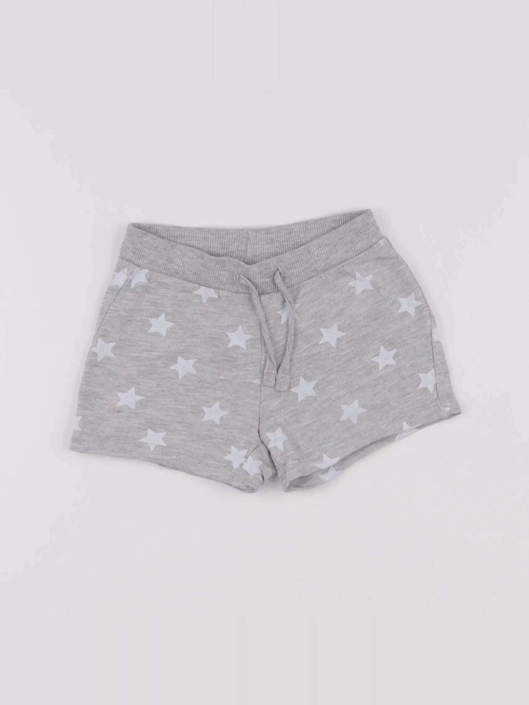 H&M - short gris - 6/9 mois