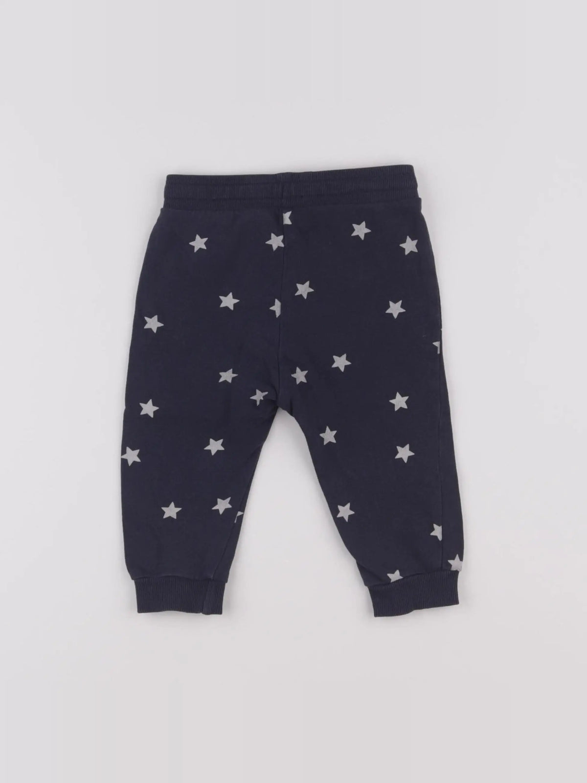 H&M - pantalon bleu - 6/9 mois