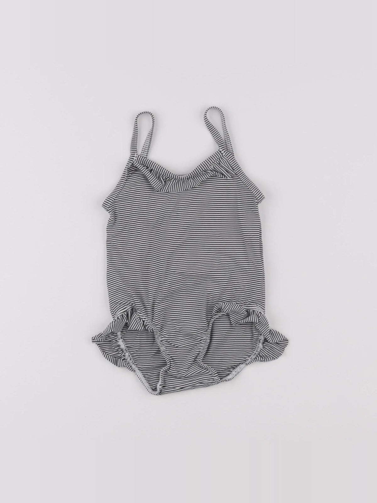 Petit Bateau - maillot de bain bleu, blanc - 12 mois