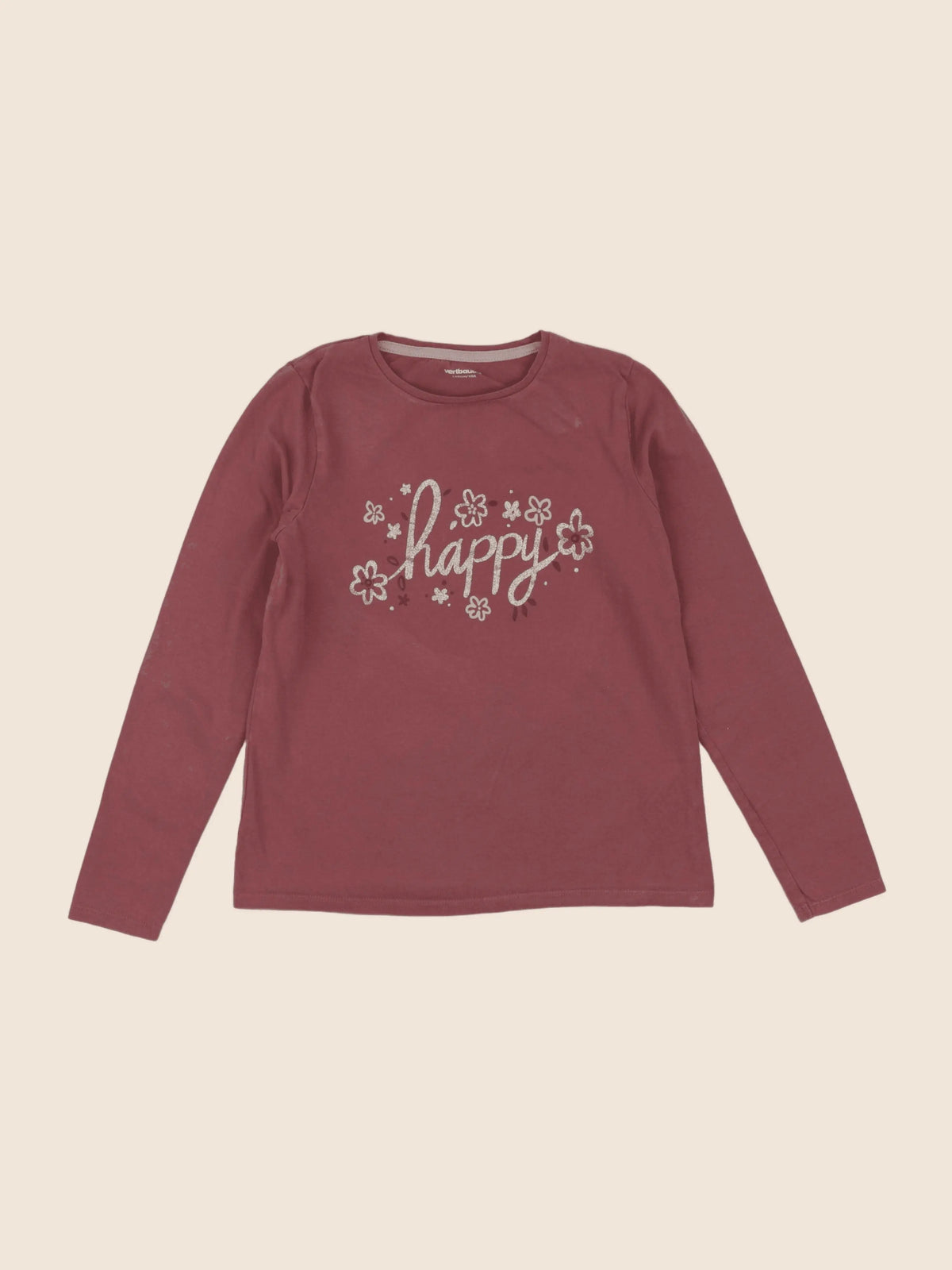Vertbaudet - tee-shirt rose - 10 ans