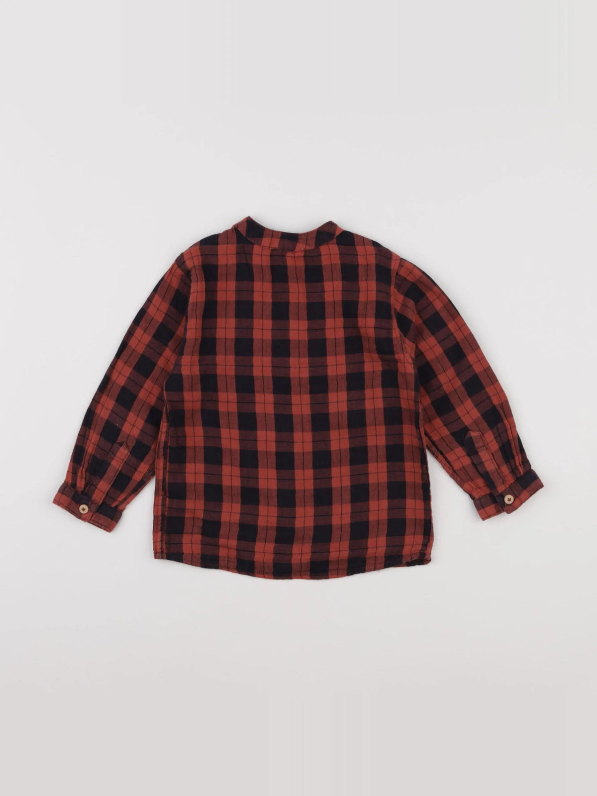 Boutchou - chemise bleu, orange - 36 mois