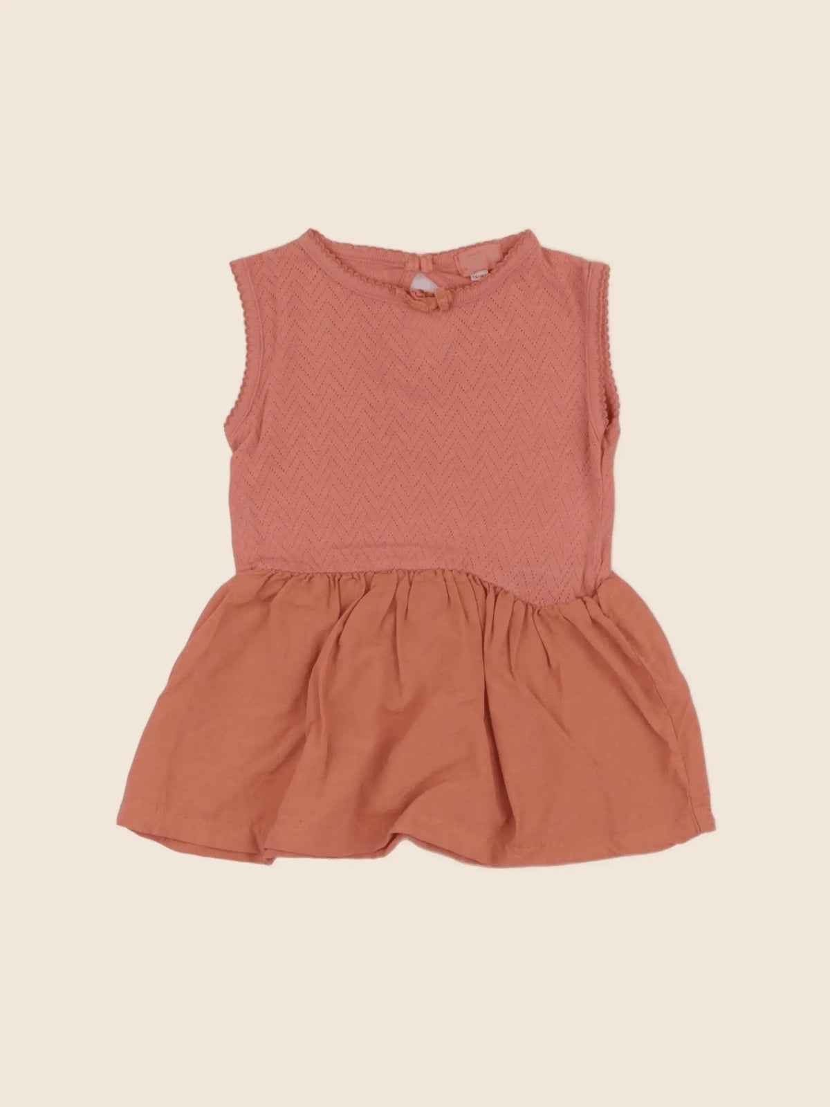 Gold Belgium - robe orange - 9 mois