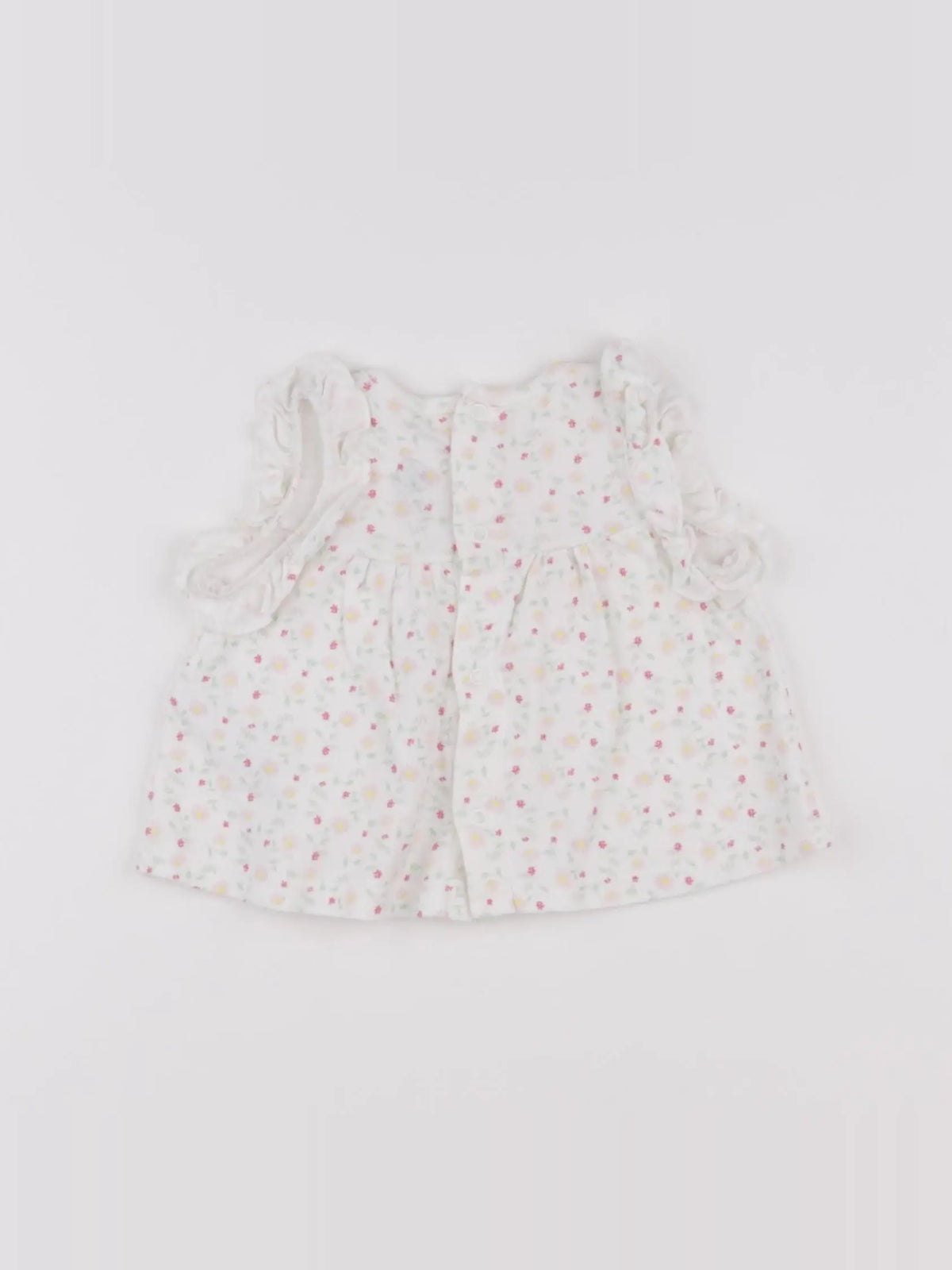 Petit Bateau - tee-shirt blanc - 3 mois