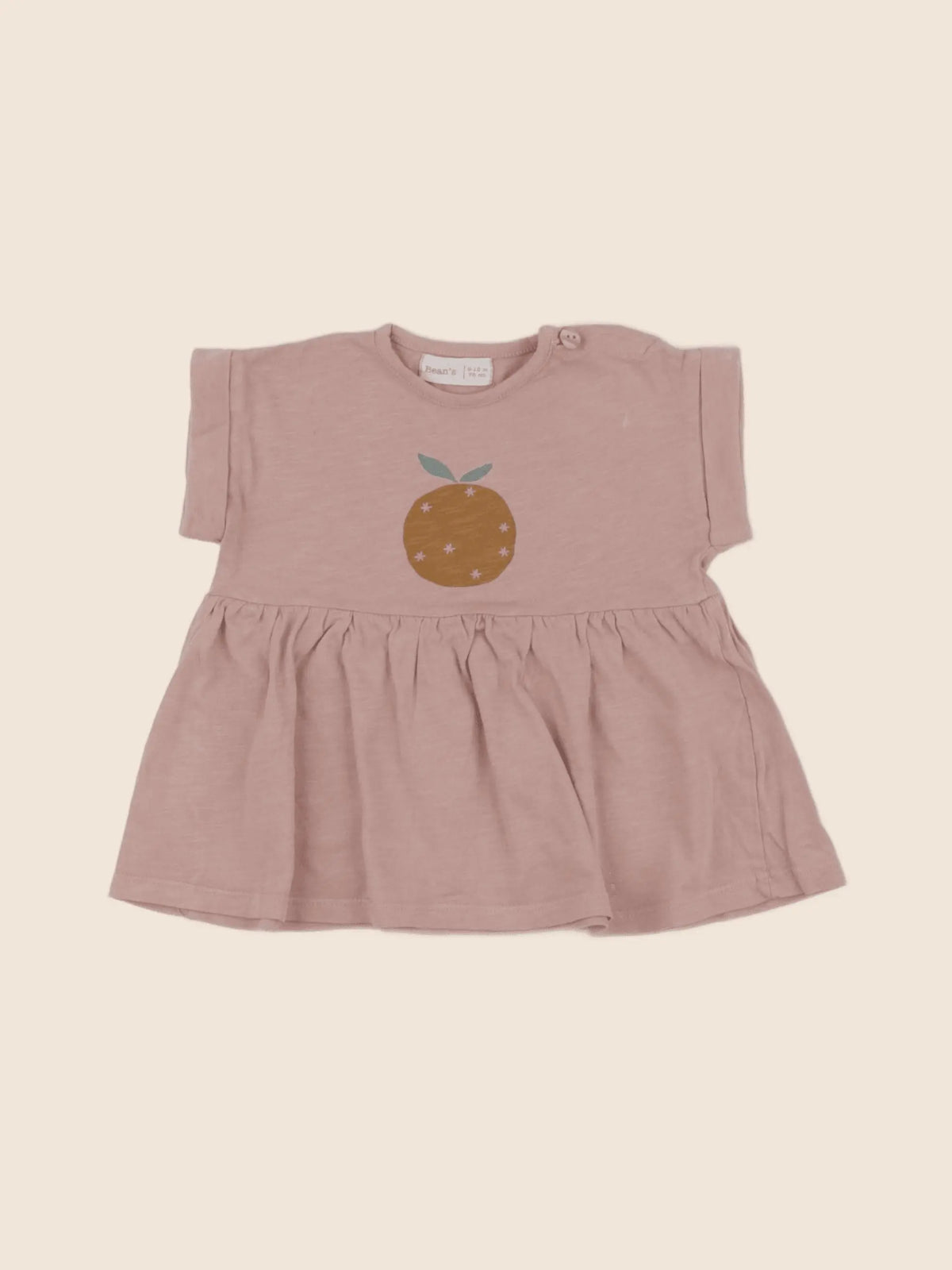 Bean's barcelona - robe rose - 9/12 mois