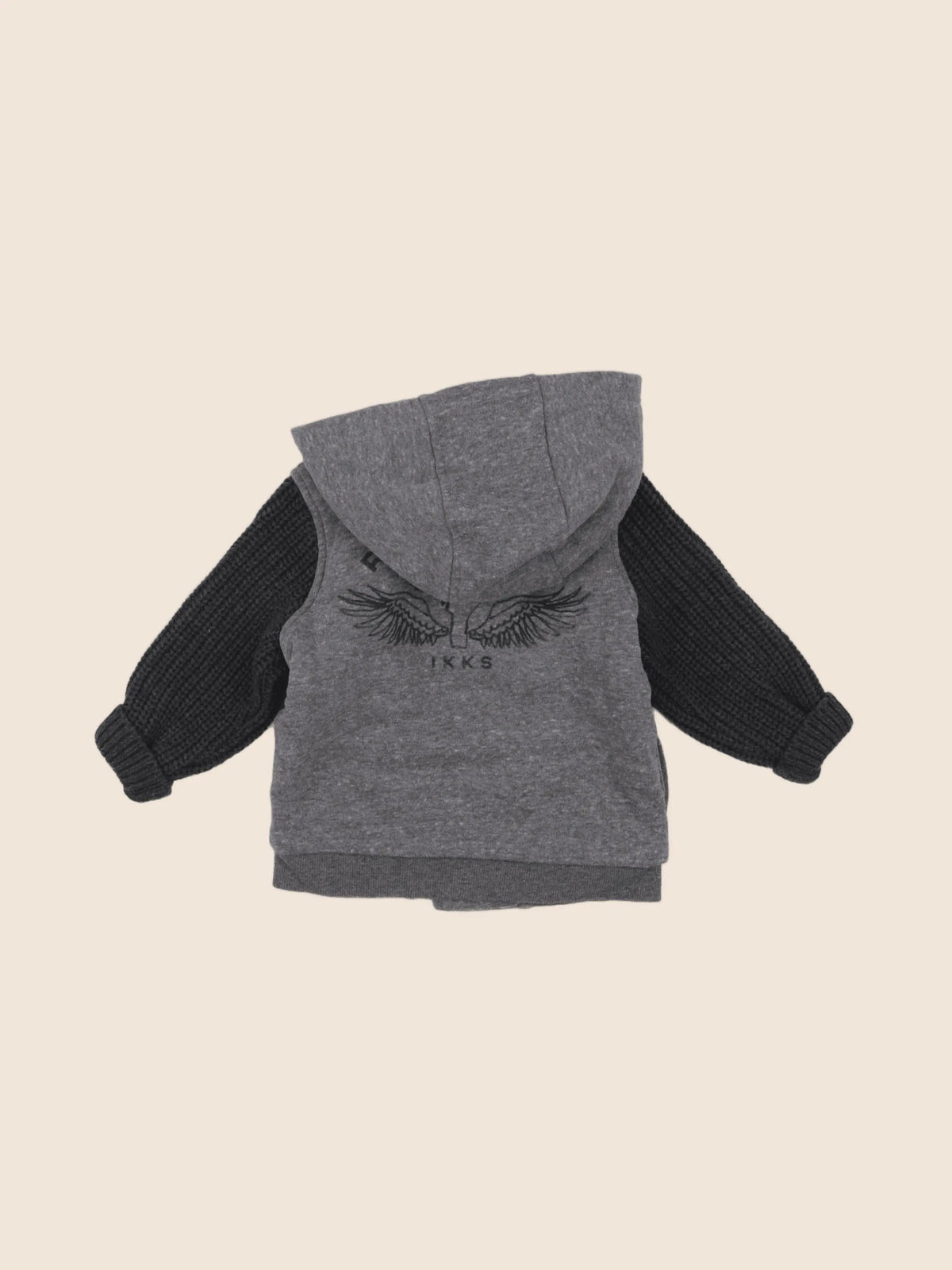 IKKS - sweat gris - 12 mois