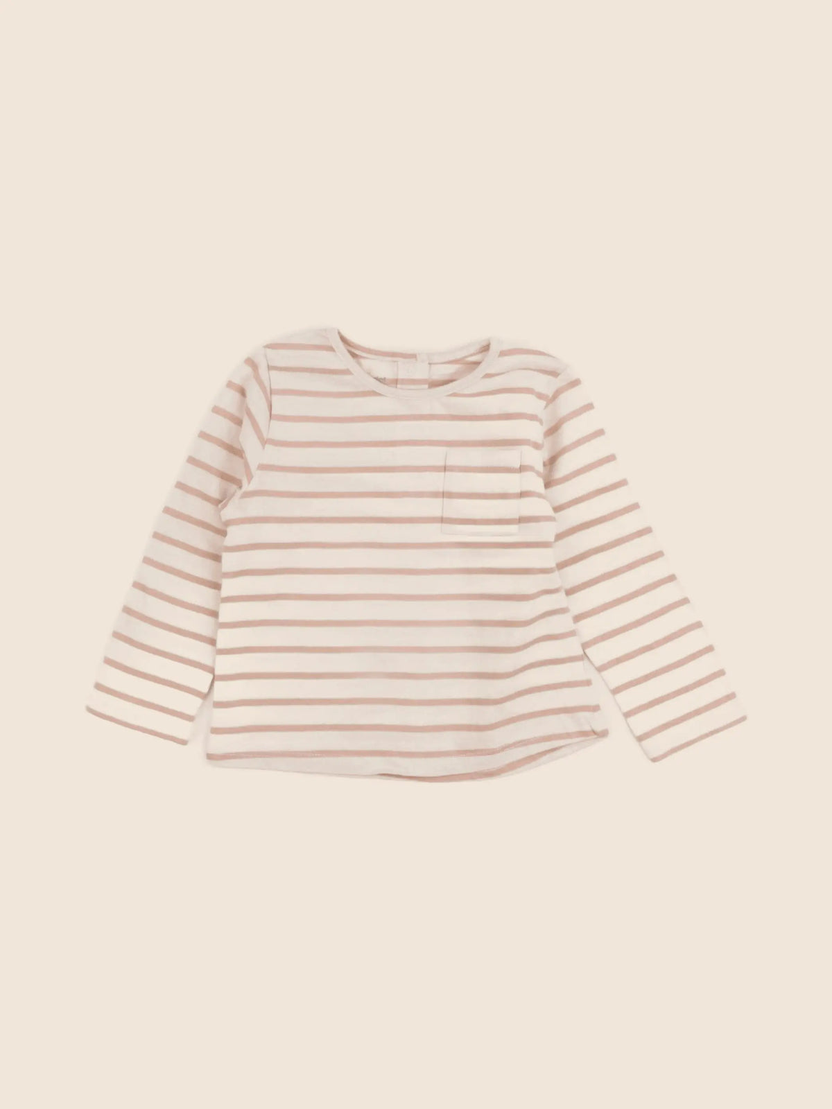 Vertbaudet - tee-shirt beige, rose - 12 mois