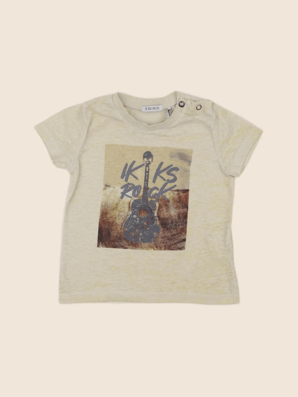 IKKS - tee-shirt jaune - 12 mois