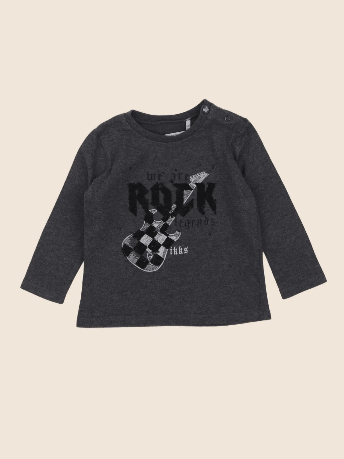 IKKS - tee-shirt gris - 12 mois