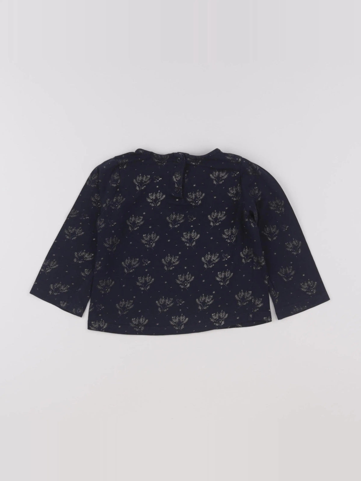 Eden & Victor - tee-shirt bleu, or - 2 ans
