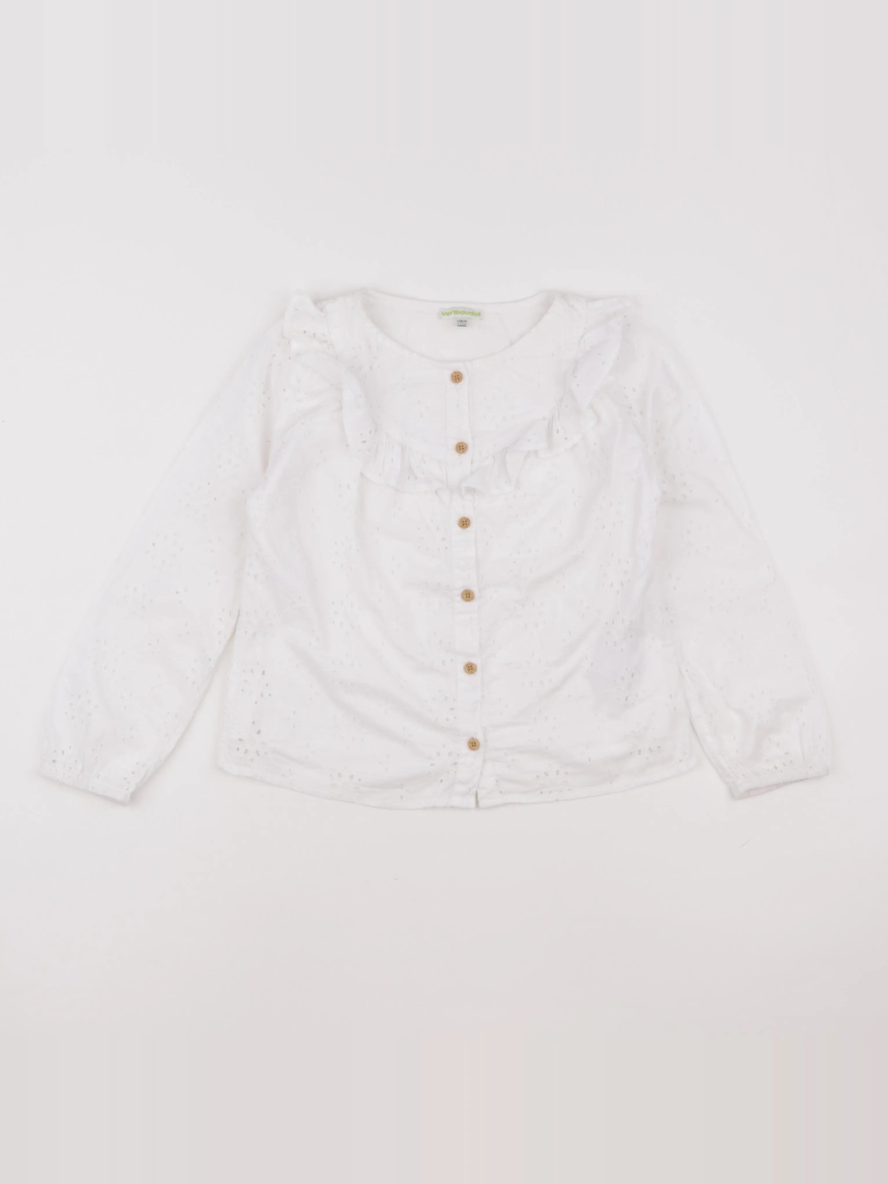 Vertbaudet - blouse blanc - 8 ans