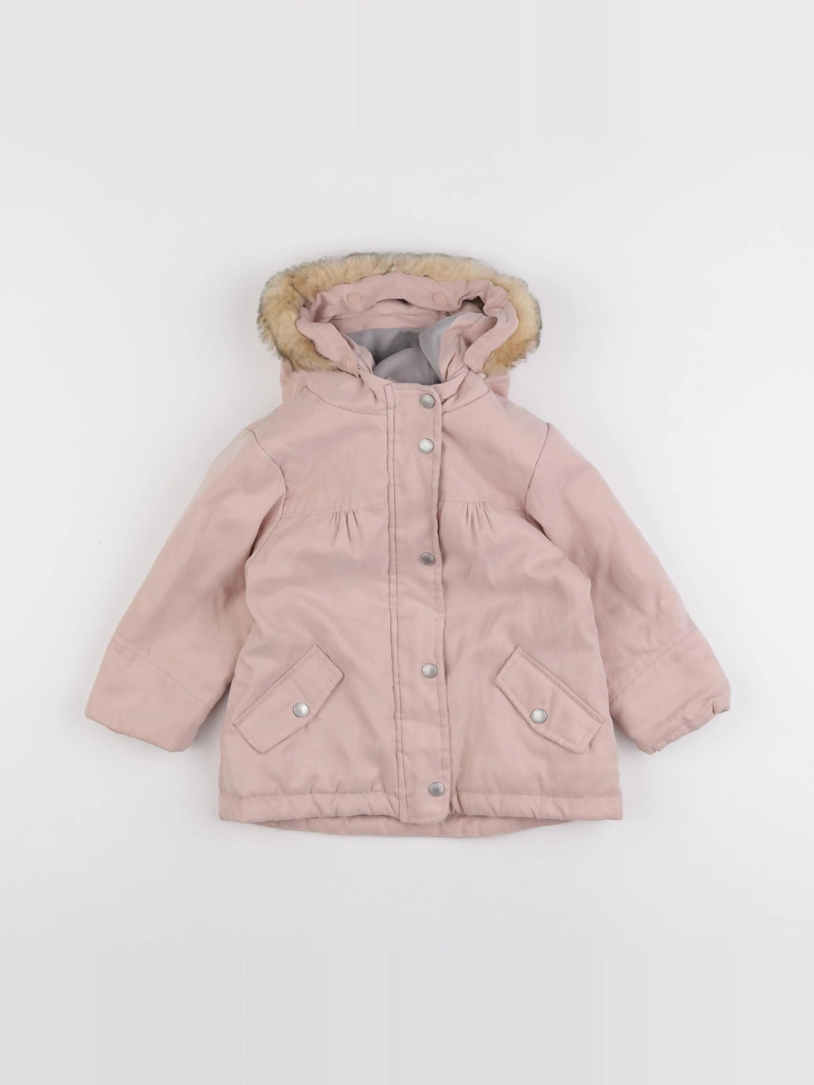 Vertbaudet - manteau rose - 18 mois