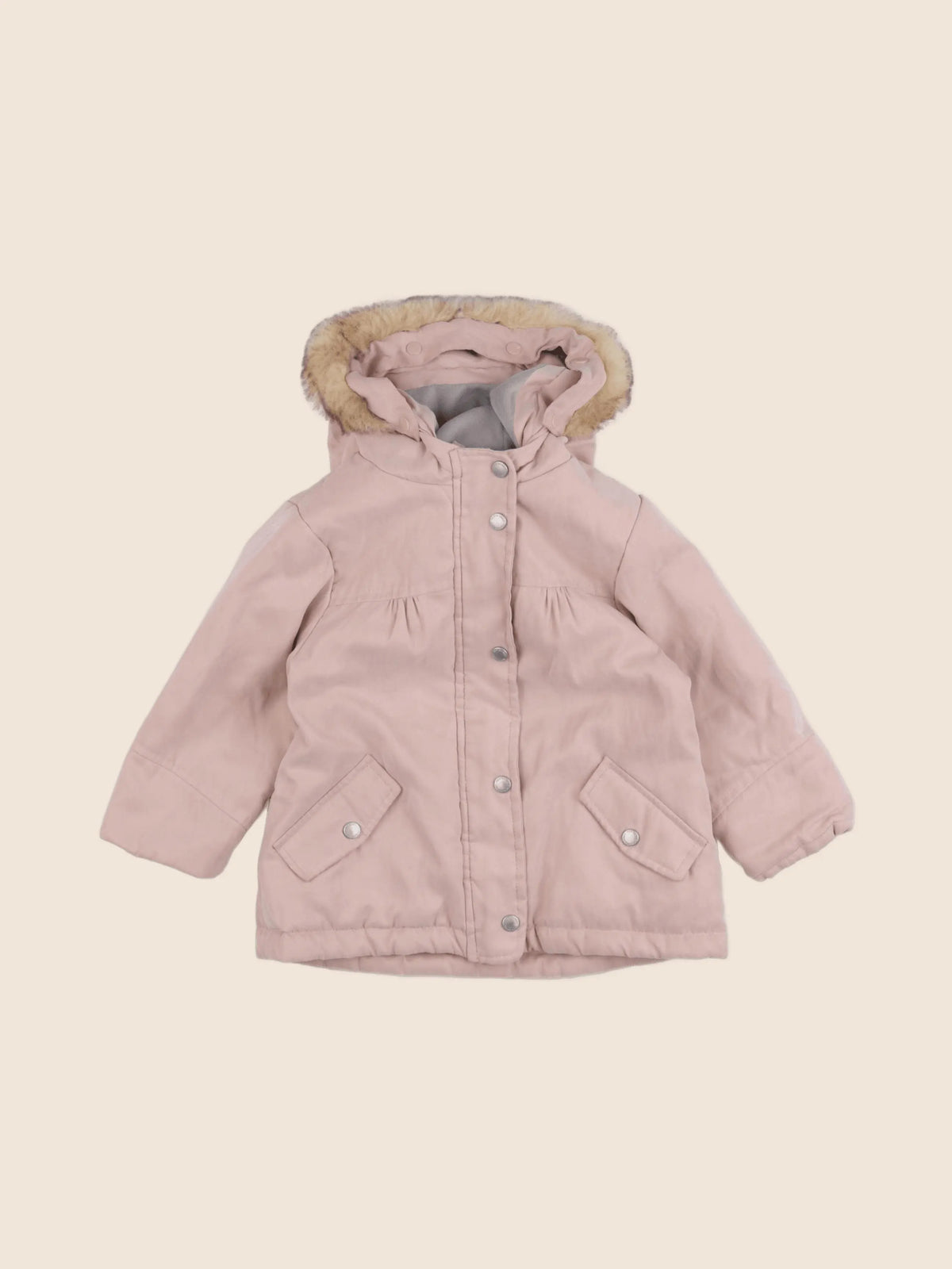 Vertbaudet - manteau rose - 18 mois
