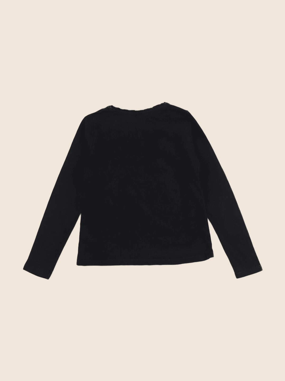 Vertbaudet - tee-shirt noir - 8 ans