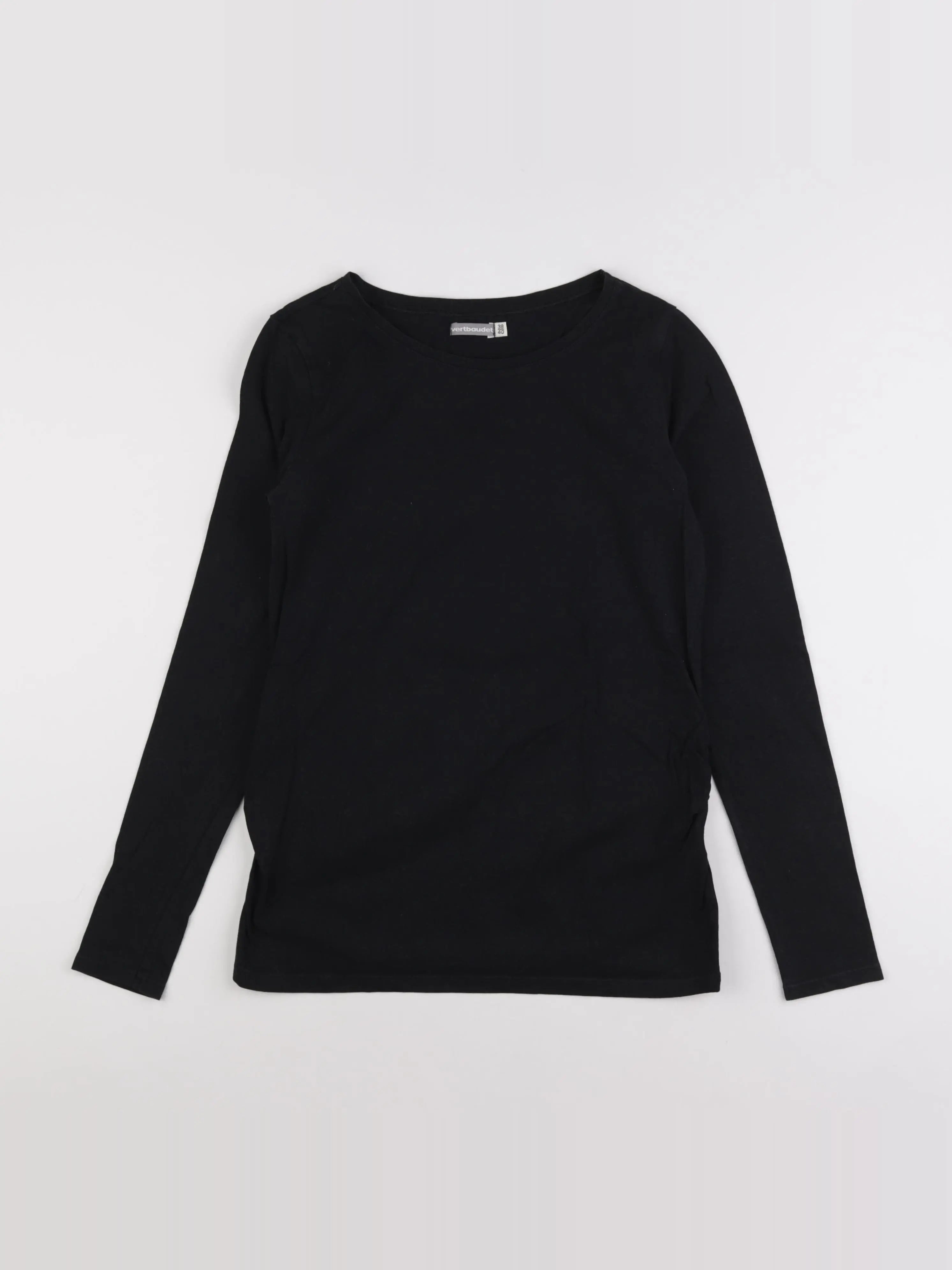 Vertbaudet - tee-shirt grossesse noir - 38 à 40