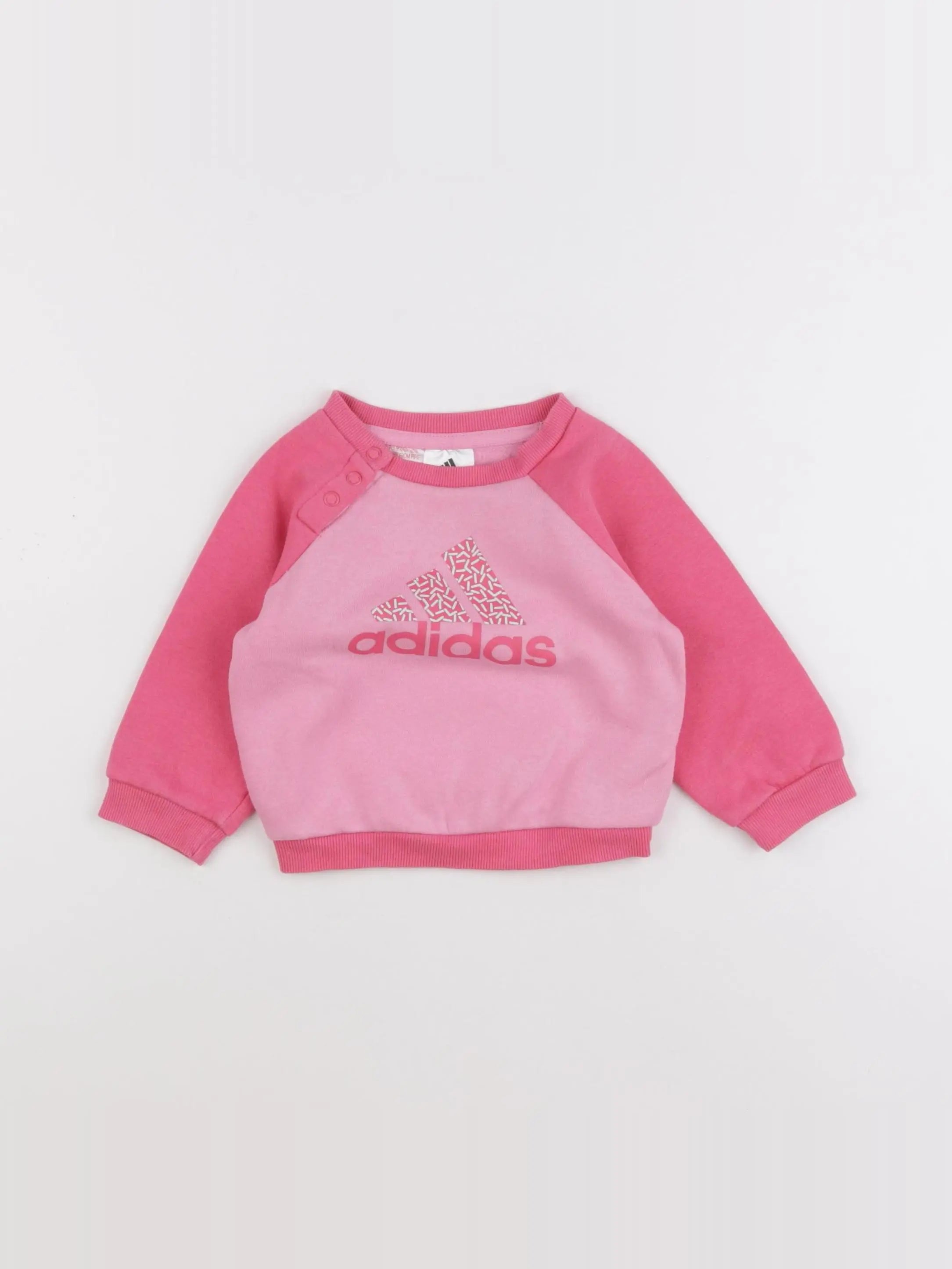 Adidas - sweat rose - 6 mois