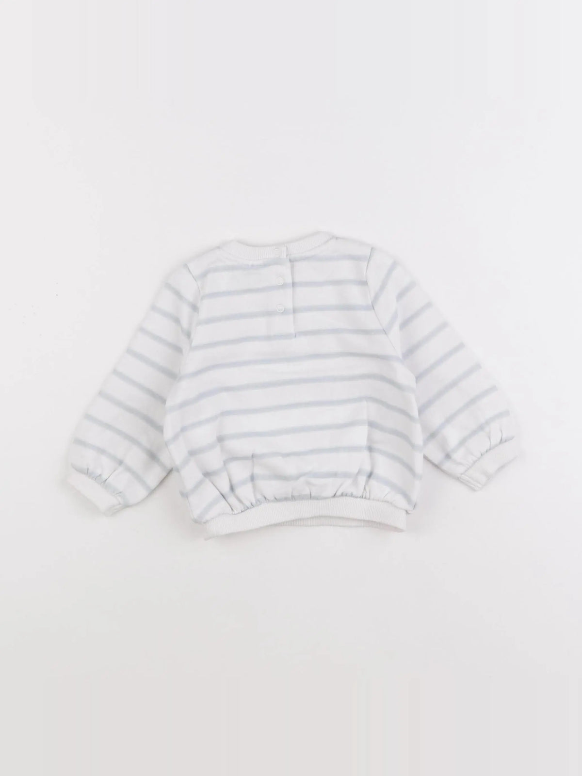Tape à l'oeil - sweat bleu - 6 mois