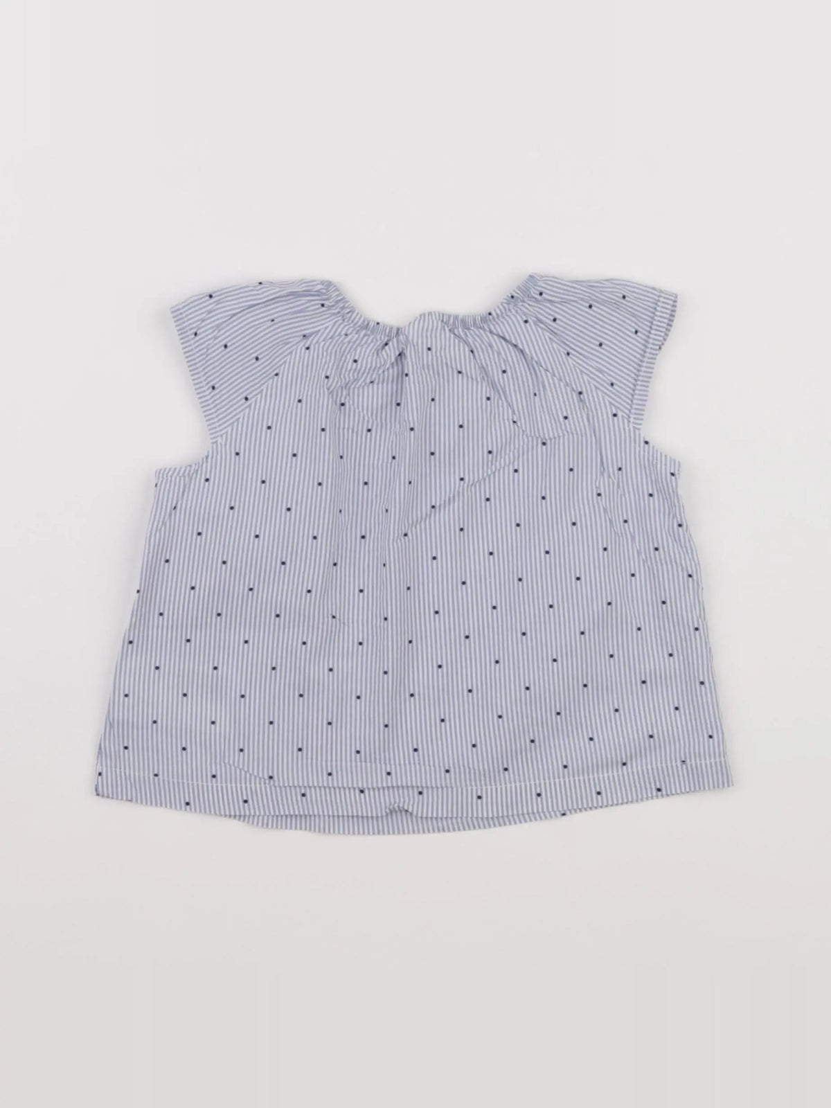 H&M - blouse bleu - 3/6 mois