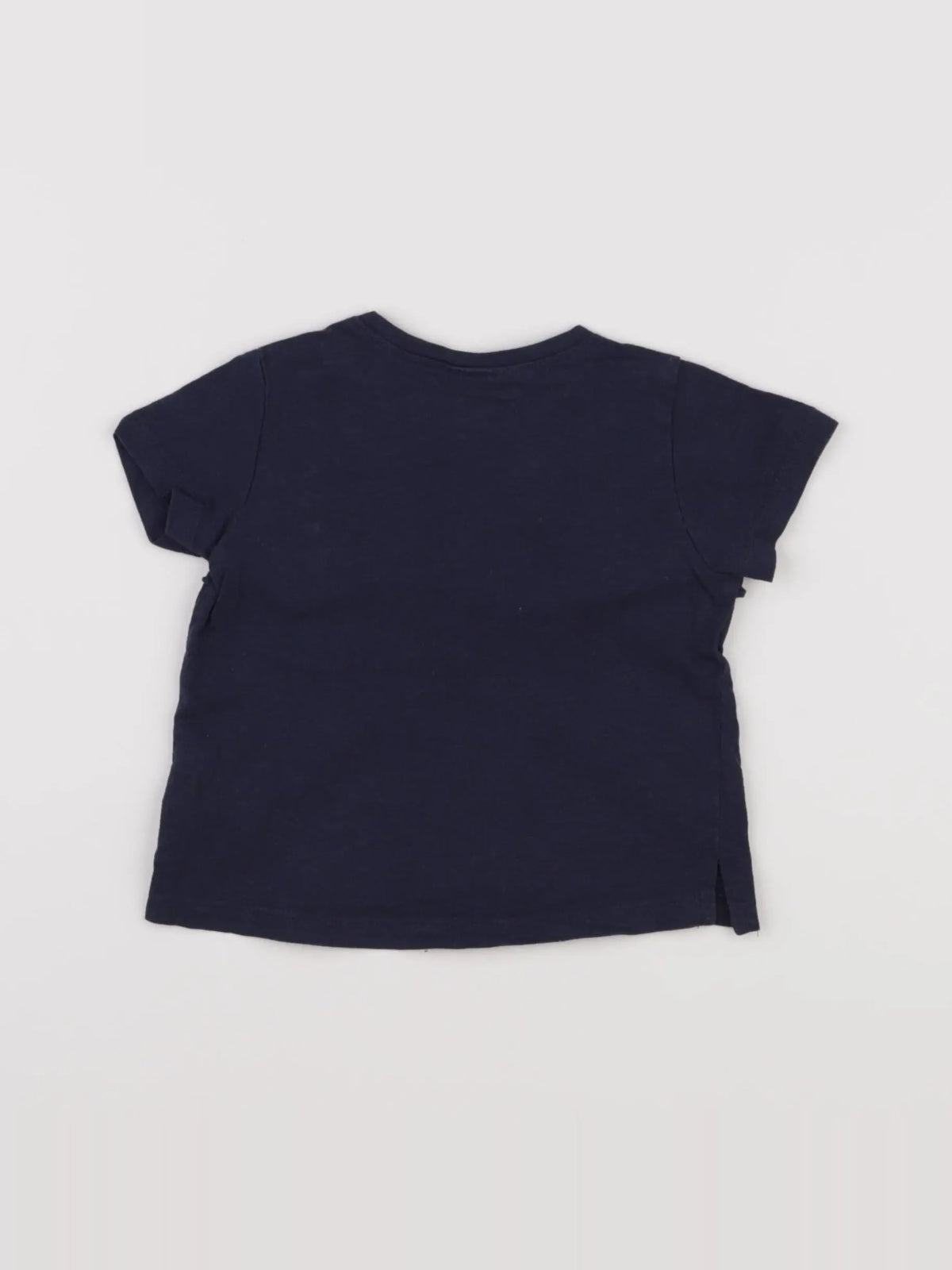 H&M - tee-shirt bleu - 3/6 mois