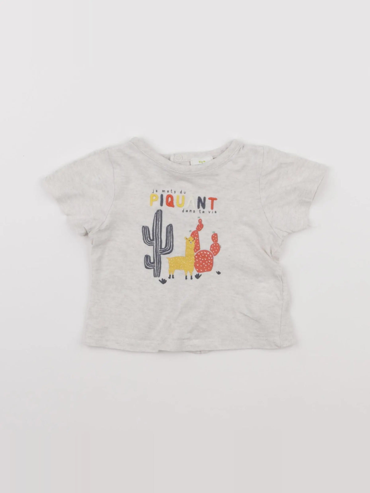 Tape à l'oeil - tee-shirt gris - 3 mois