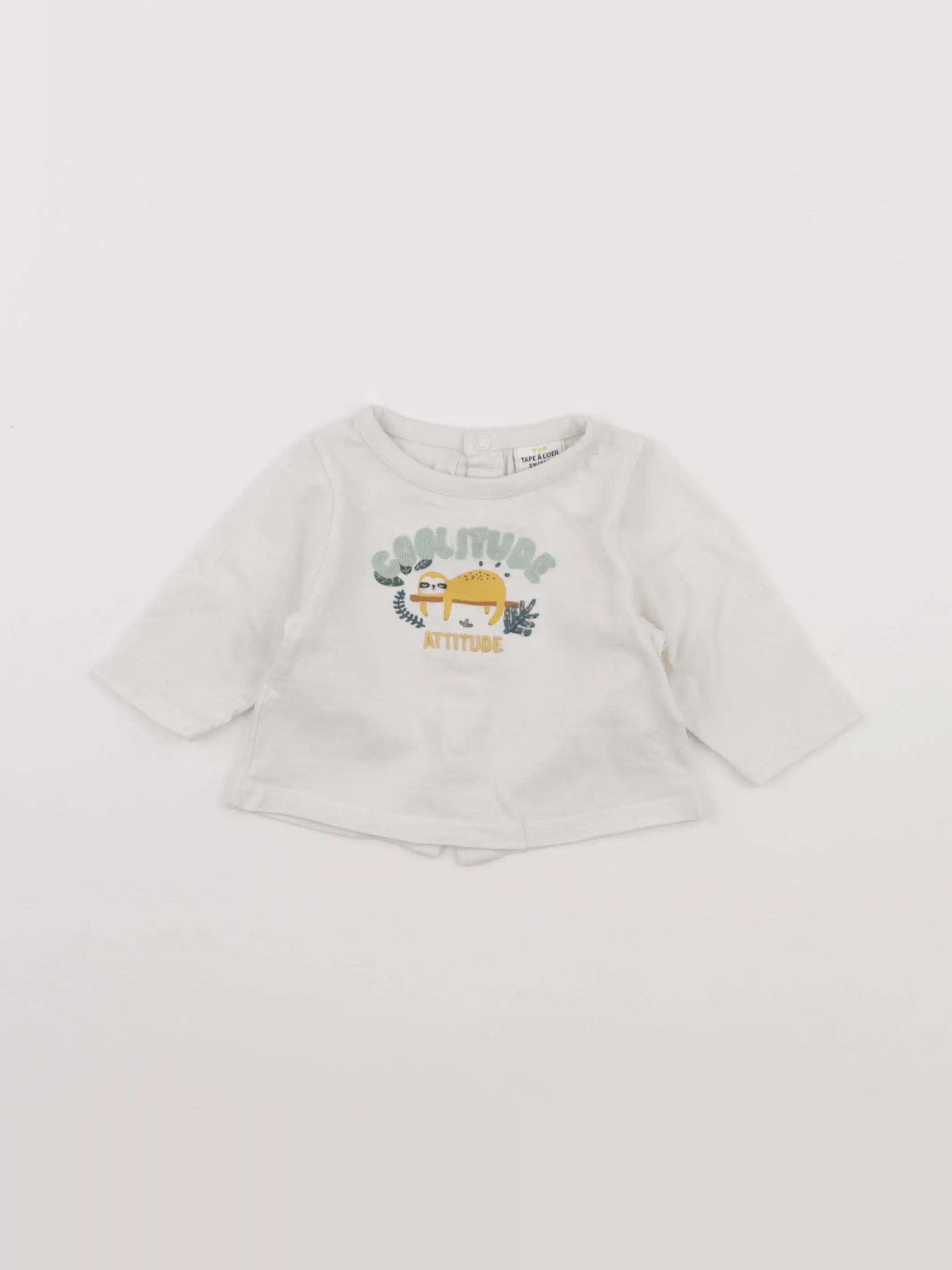 Tape à l'oeil - tee-shirt gris - 3 mois