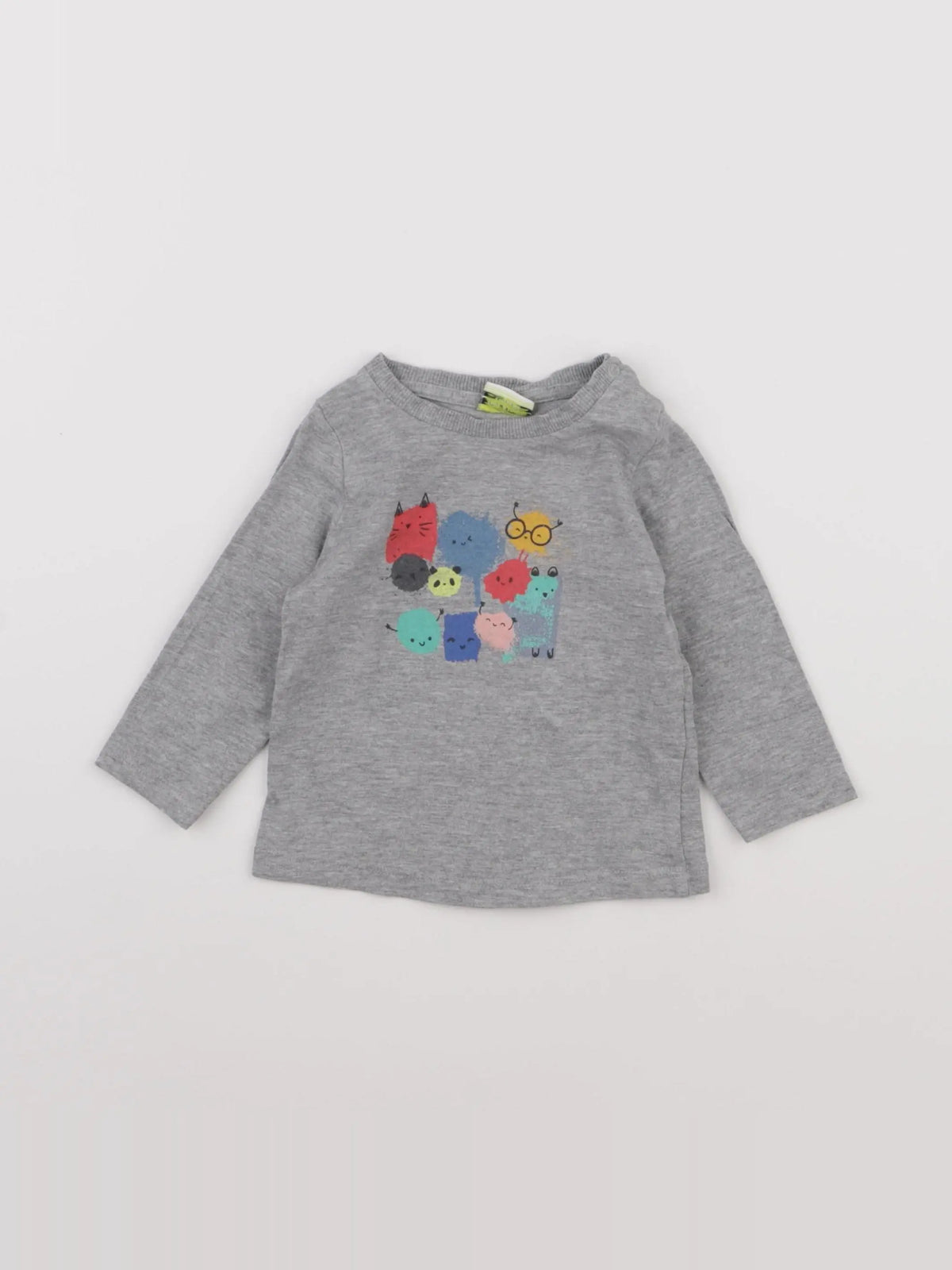 Tape à l'oeil - tee-shirt gris - 6 mois