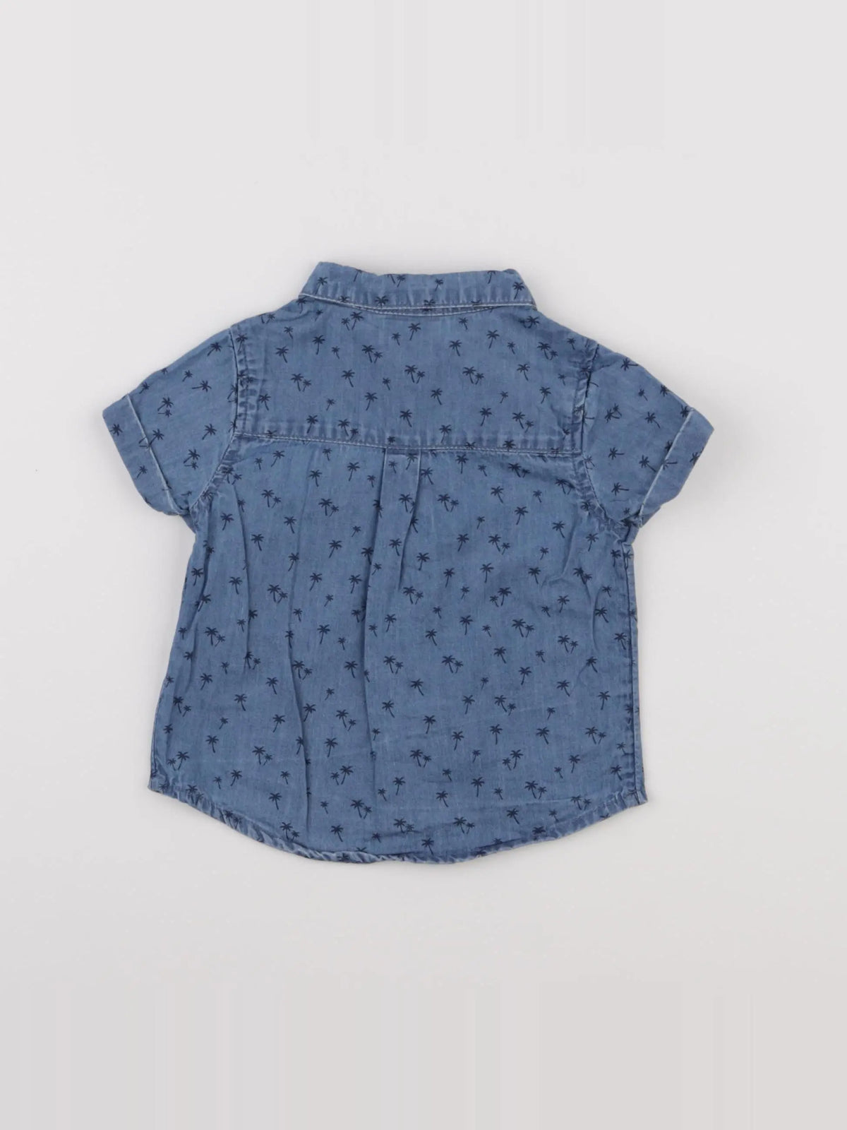 Tape à l'oeil - chemise bleu - 6 mois