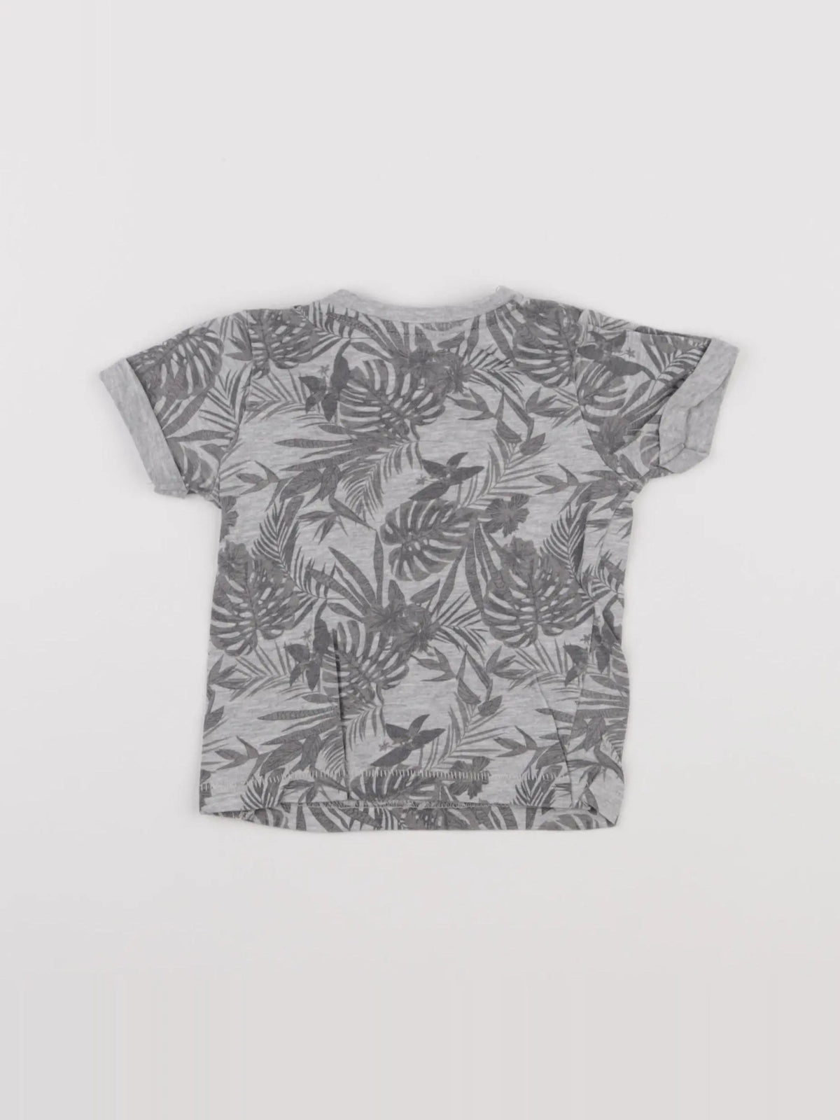 Vertbaudet - tee-shirt gris - 6 mois