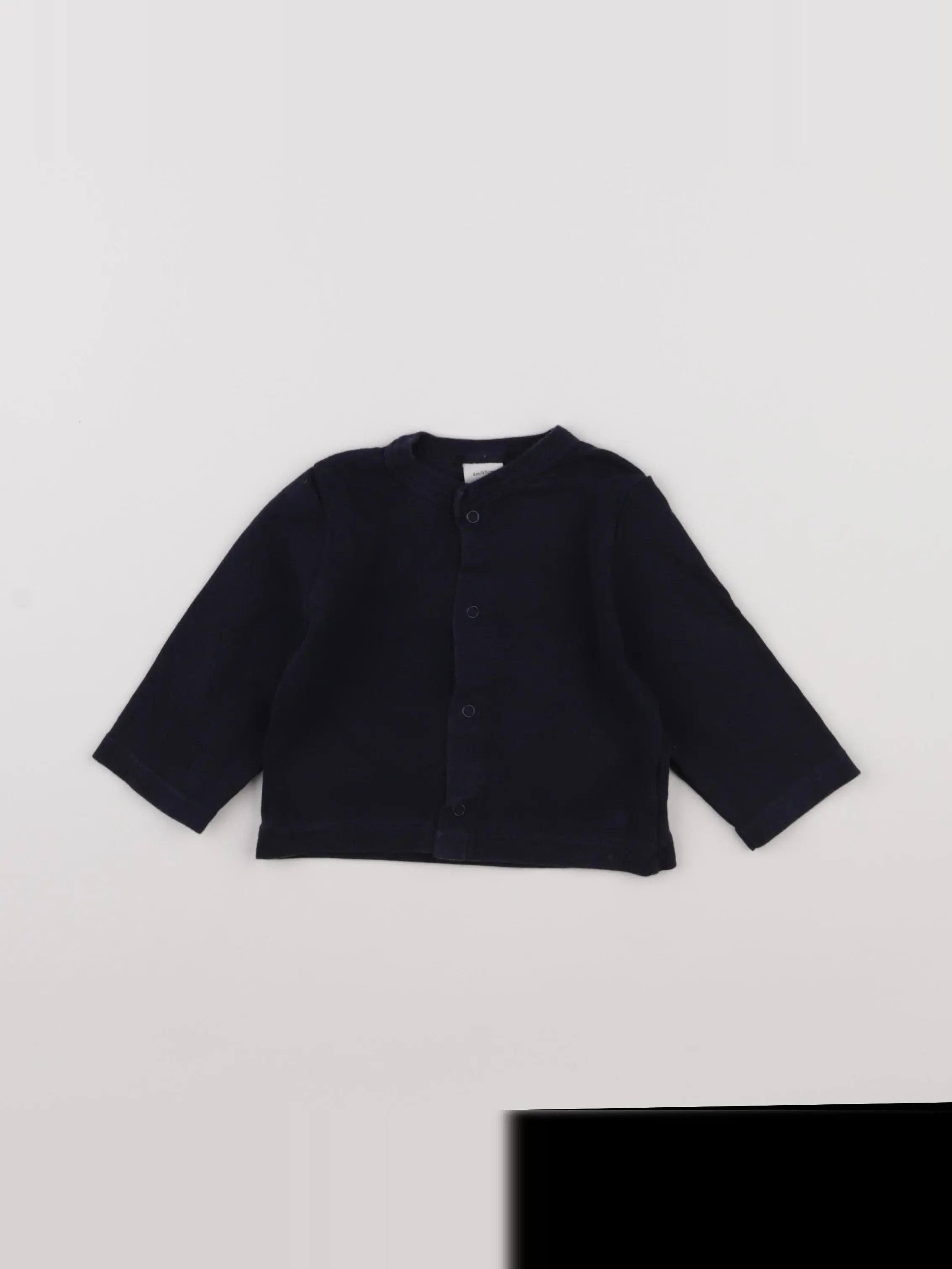 Petit Bateau - gilet bleu - 6 mois