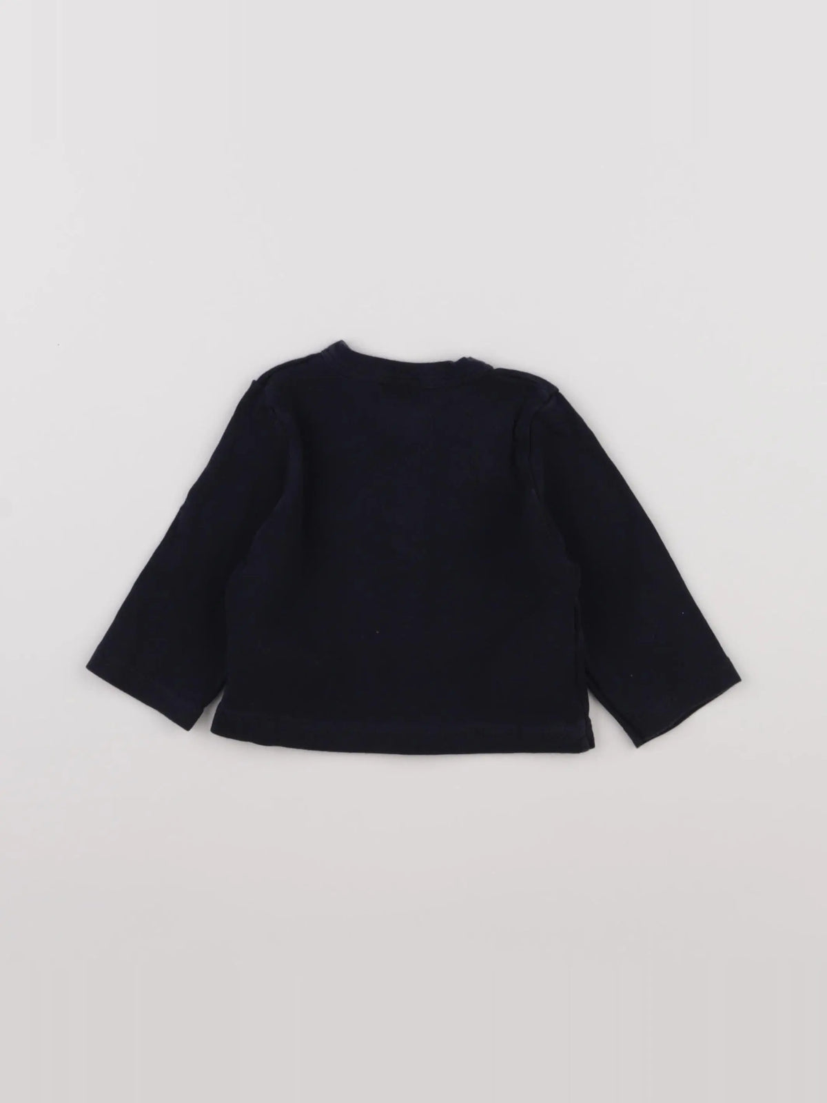 Petit Bateau - gilet bleu - 6 mois