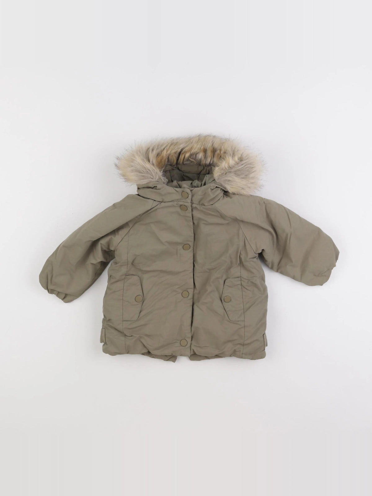 Zara - doudoune vert - 9/12 mois