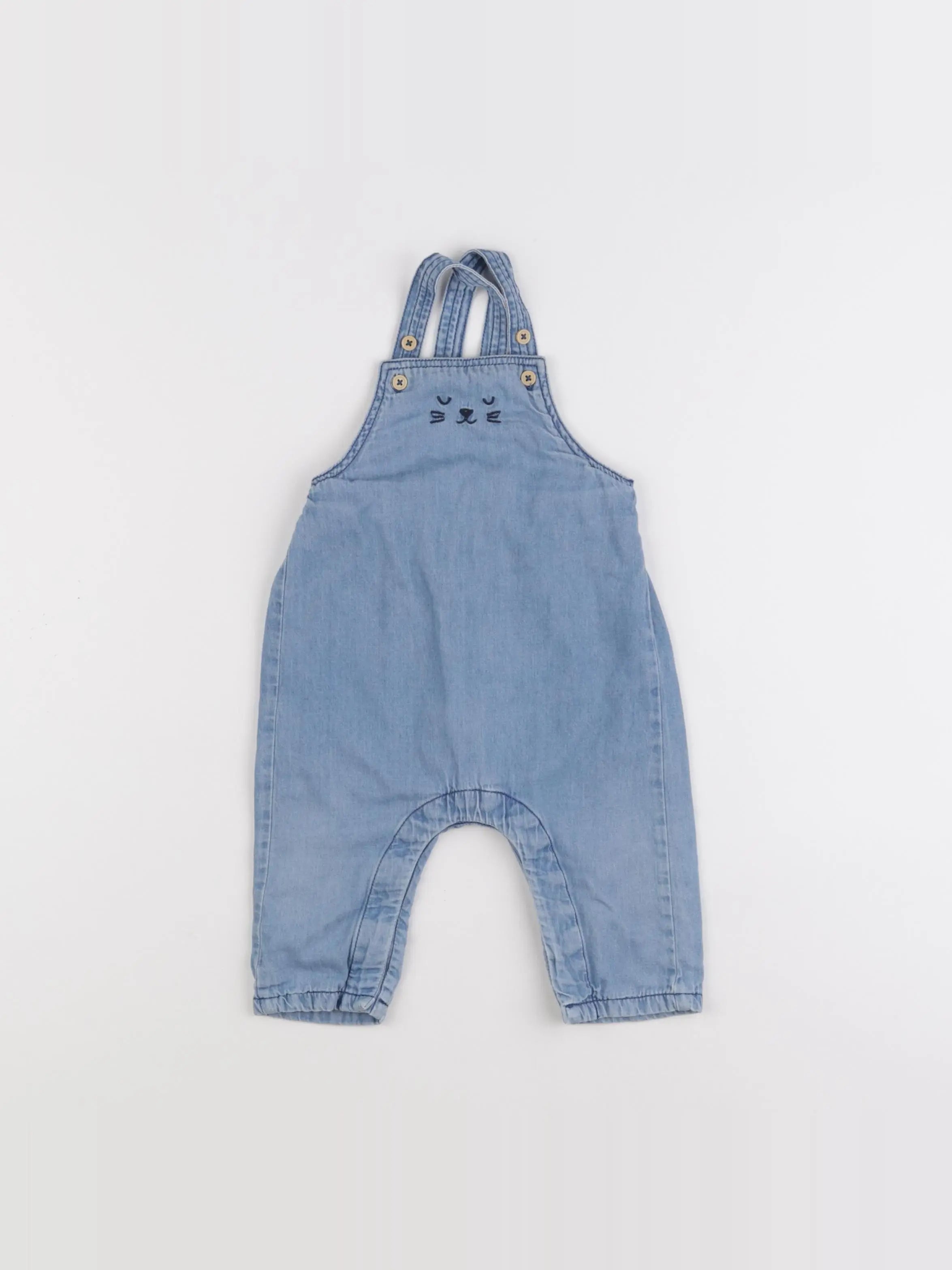 Boutchou - salopette bleu - 6 mois