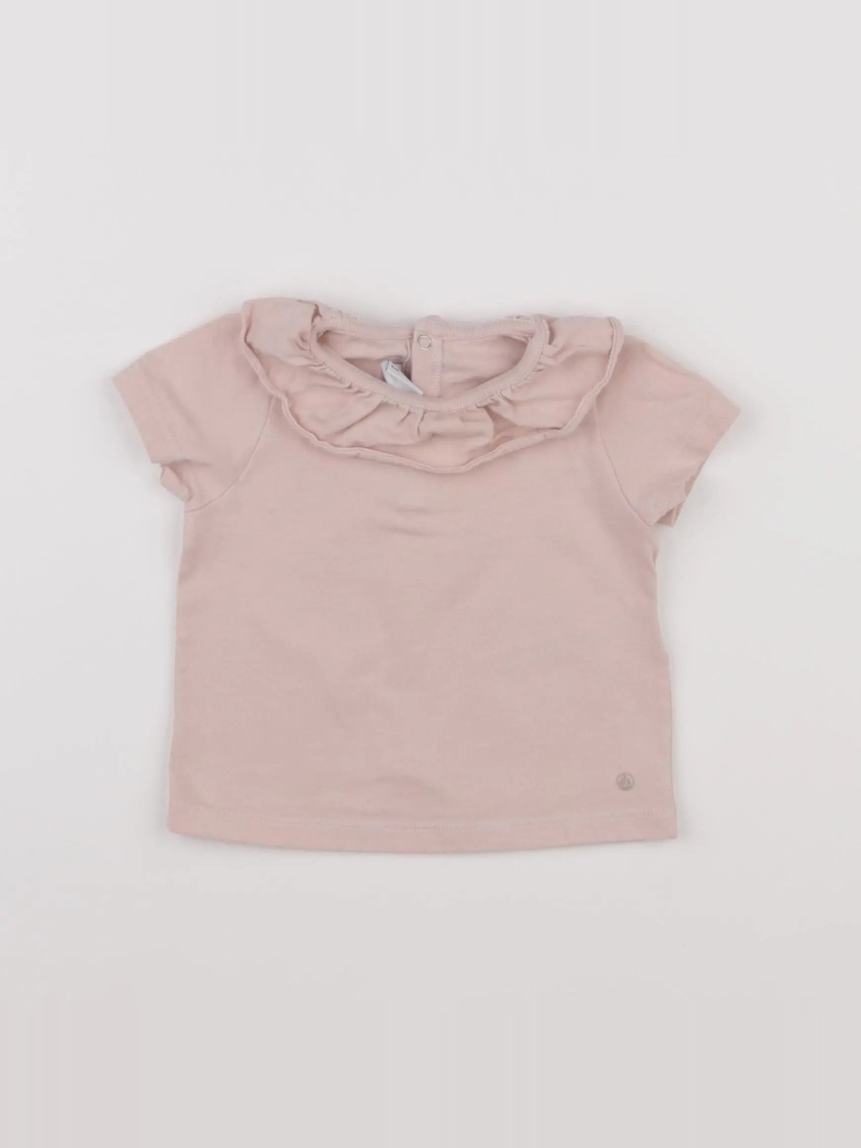 Petit Bateau - tee-shirt rose - 6 mois