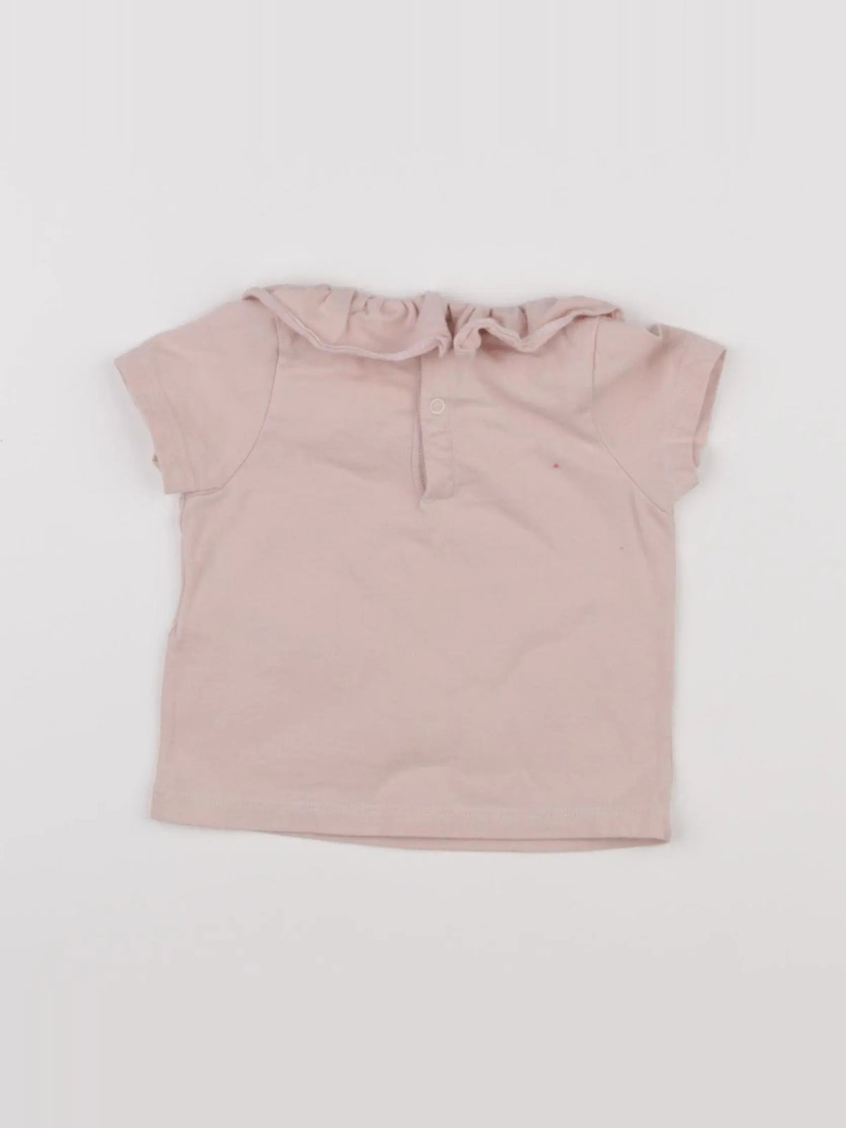Petit Bateau - tee-shirt rose - 6 mois